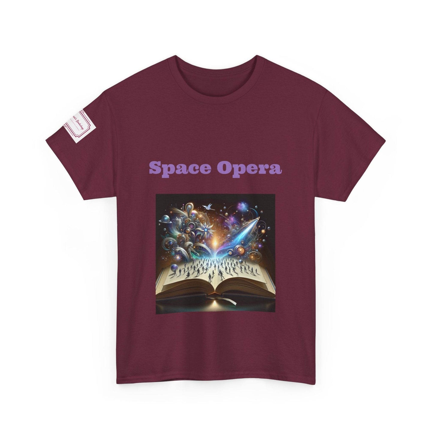 Space Opera - Graphic Unisex Heavy Cotton Tee - Sci-Fi Books - The Dreamer's Bookshop.