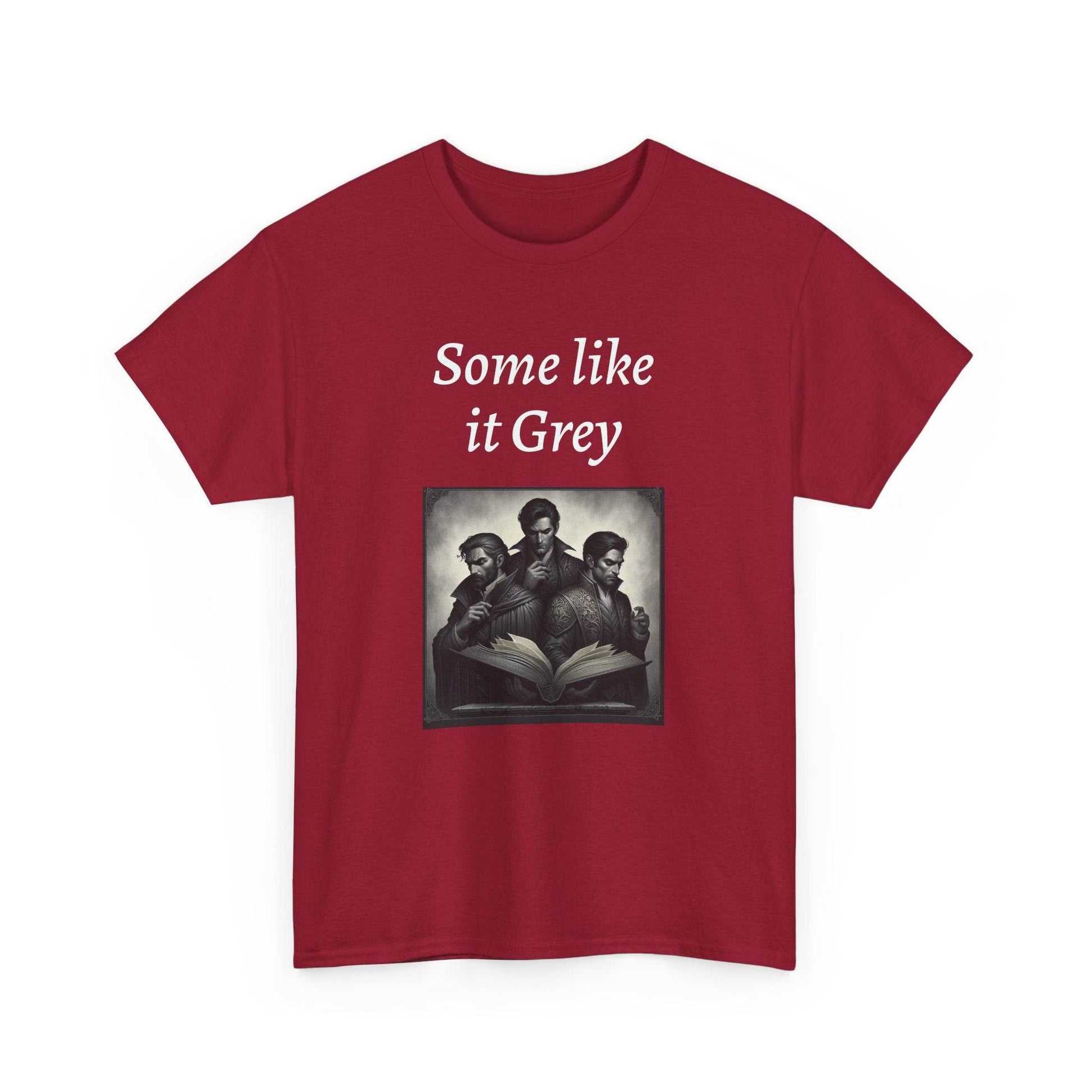 Like it Grey - Graphic Tee - Unisex Heavy Cotton T-Shirt for Book Lovers - The Dreamer's Bookshop.