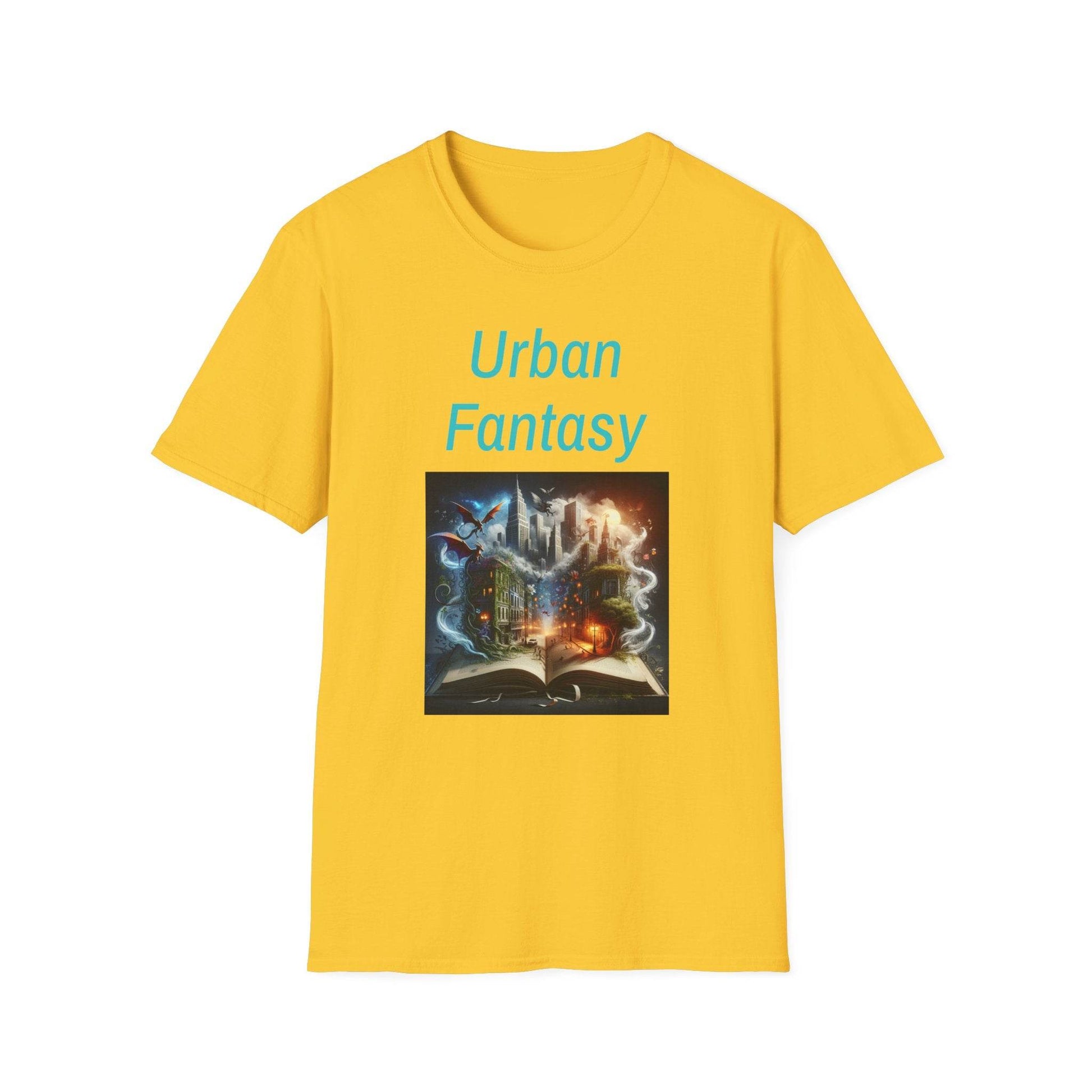 Urban Fantasy Unisex Softstyle T-Shirt - Dreamy Graphic Tee for Book Lovers - The Dreamer's Bookshop.