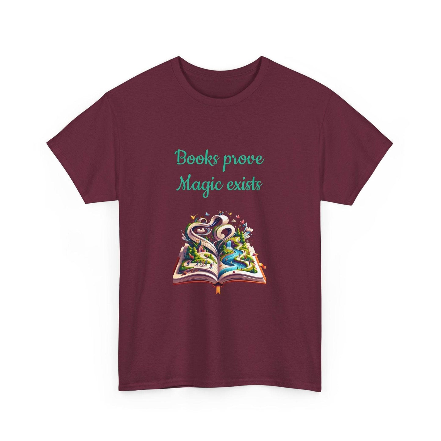 Magic Exists -A Unisex Heavy Cotton Tee - Perfect for Book Lovers - The Dreamer's Bookshop.