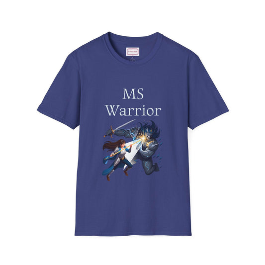 M.S. Warrior Unisex Softstyle T-Shirt - Embrace Your Battles - The Dreamer's Bookshop.