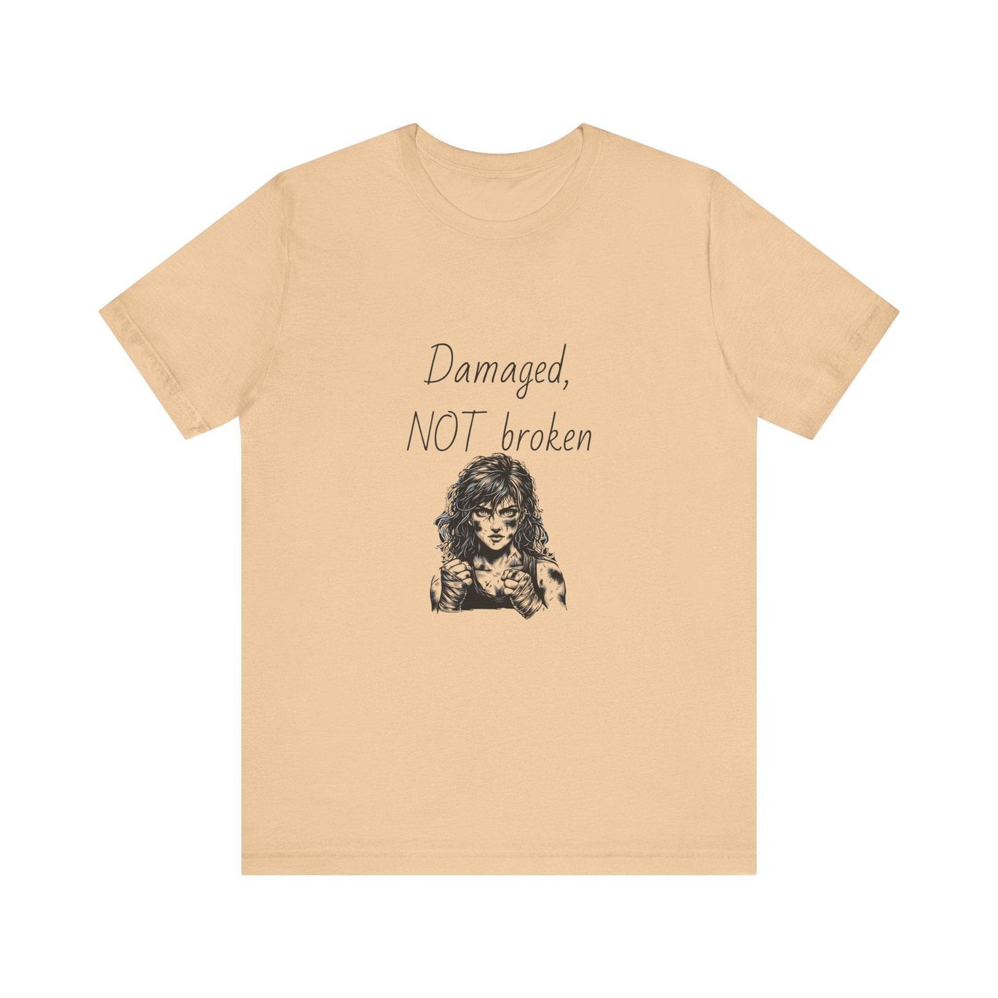 Fierce Survivor Unisex Short Sleeve Tee - Damaged, NOT broken - The Dreamer's Bookshop.