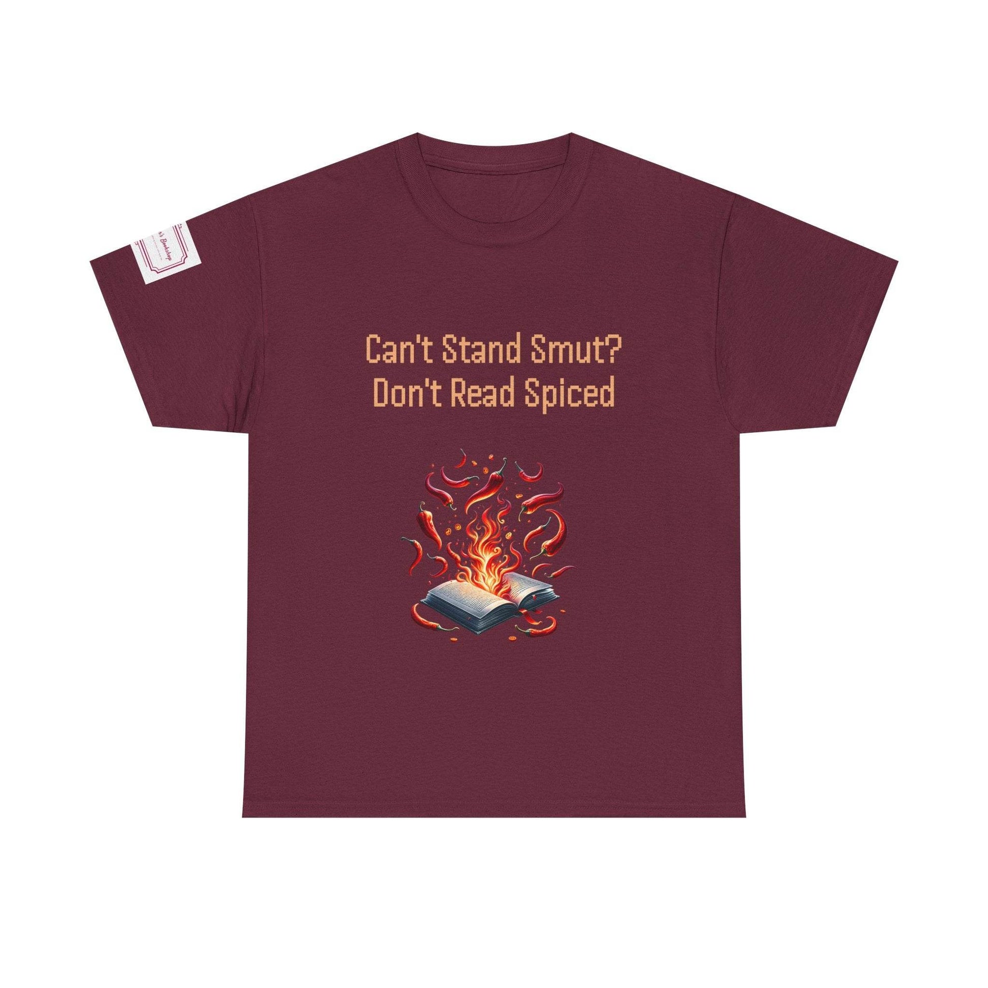 Can't Stand Smut? - Unisex Heavy Cotton Tee - Spiced Books - The Dreamer's Bookshop.