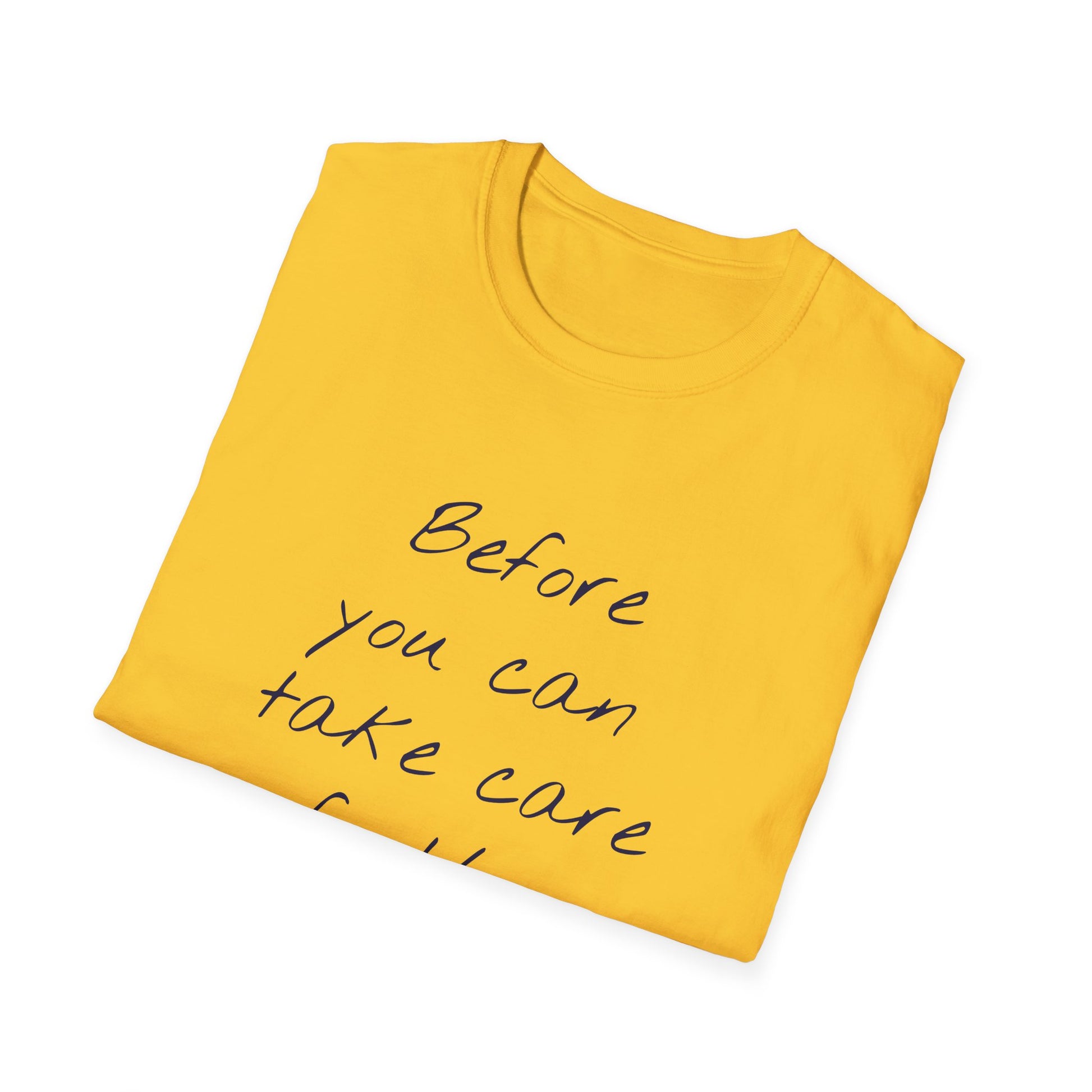 Unisex -Inspired T-Shirt - "Take Care" - Inspirational - The Dreamer's Bookshop.