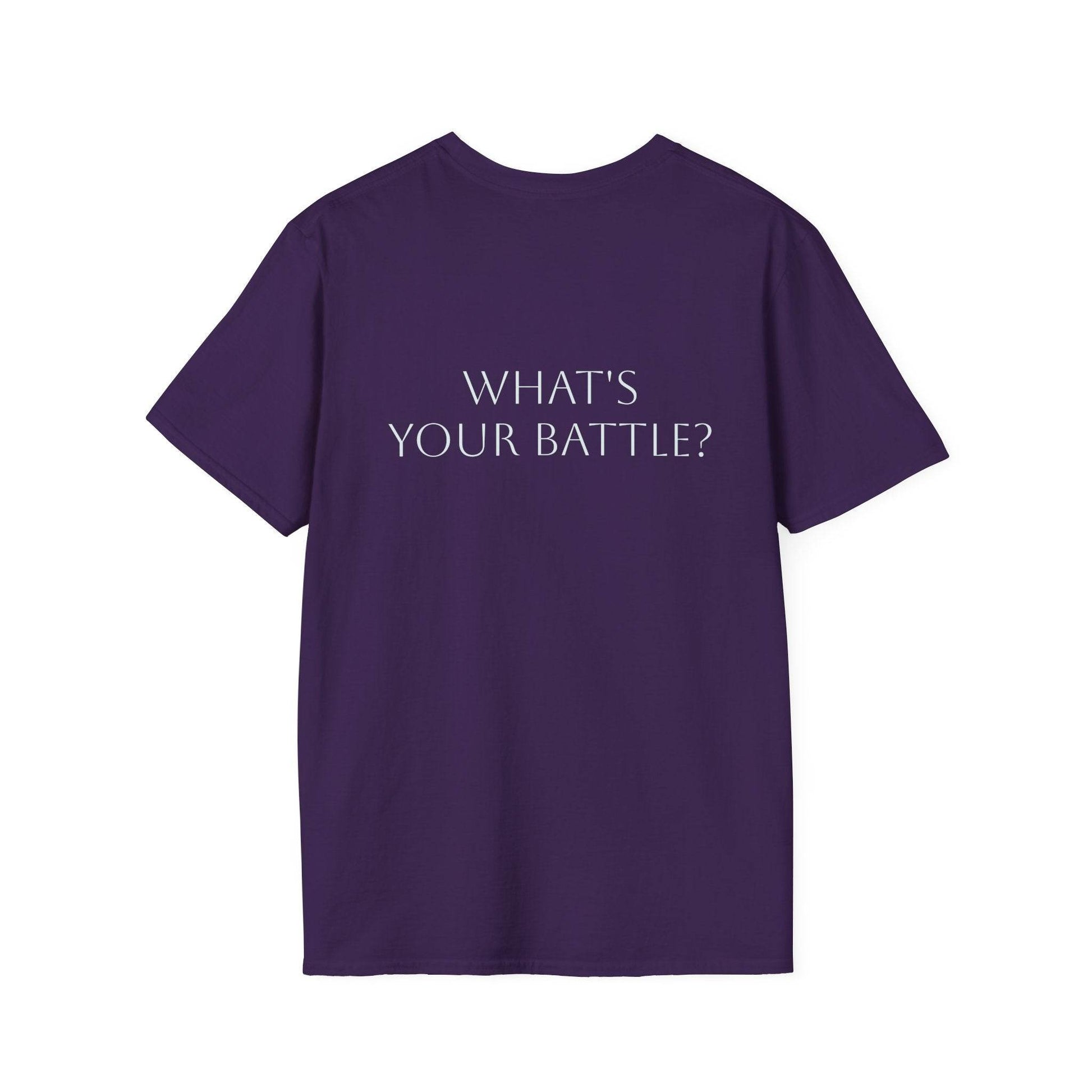 Endometriosis Warrior Unisex Softstyle T-Shirt - Embrace Your Battles - The Dreamer's Bookshop.