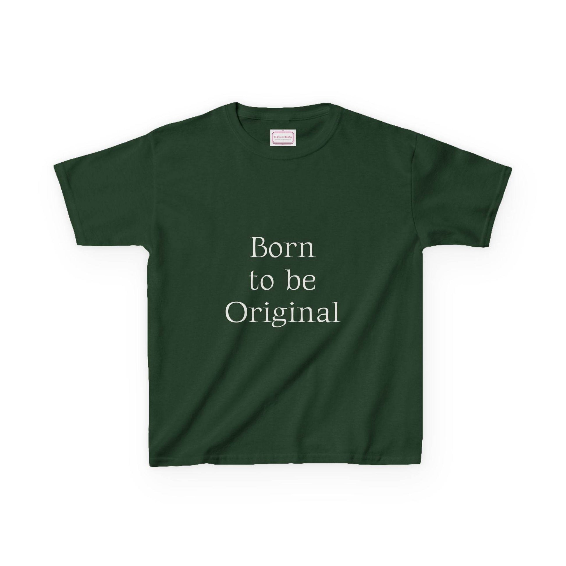 US (Ww) Kids Creative Spirit Tee - 'Born to be Original' - The Dreamer's Bookshop.