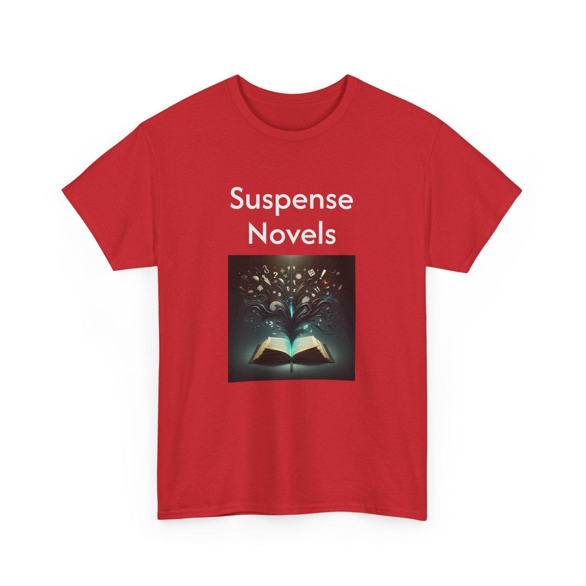 Fiction - Graphic Tee - Unisex Heavy Cotton T-Shirt Suspense Novels - The Dreamer's Bookshop.