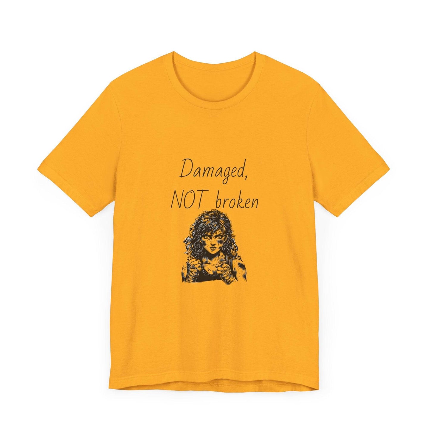 Fierce Survivor Unisex Short Sleeve Tee - Damaged, NOT broken - The Dreamer's Bookshop.