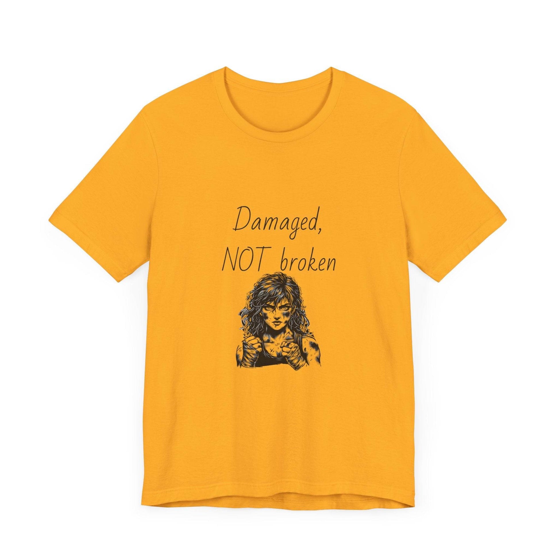 Fierce Survivor Unisex Short Sleeve Tee - Damaged, NOT broken - The Dreamer's Bookshop.