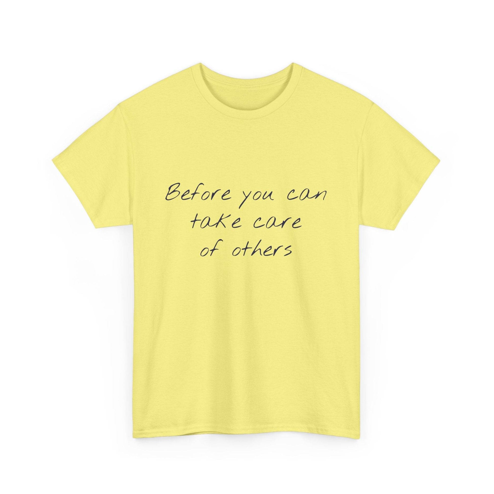 Take Care - Unisex Heavy Cotton Tee - Creative Apparel - The Dreamer's Bookshop.