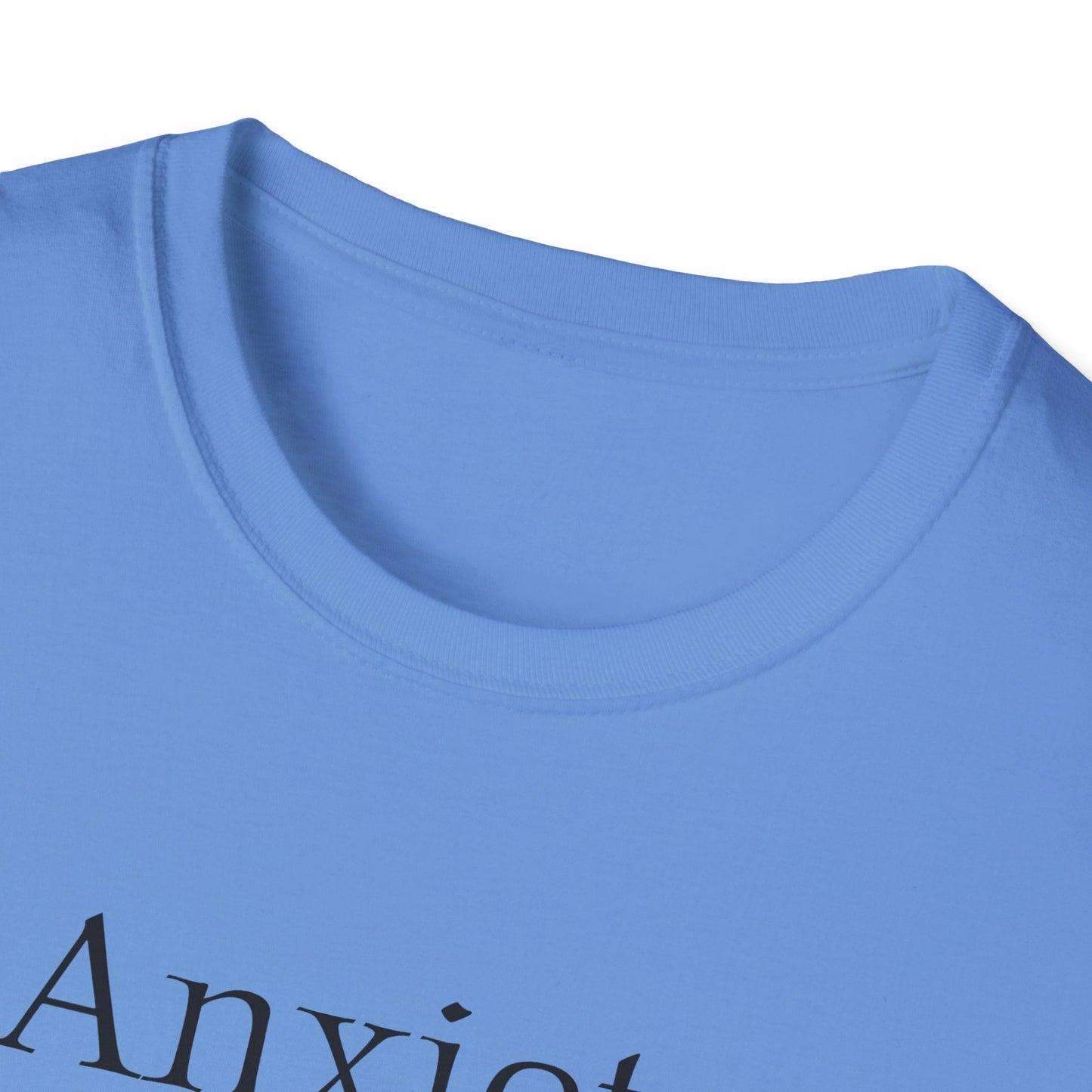 Anxiety Warrior Unisex Softstyle T-Shirt - Empowering Battle Against Mental Health