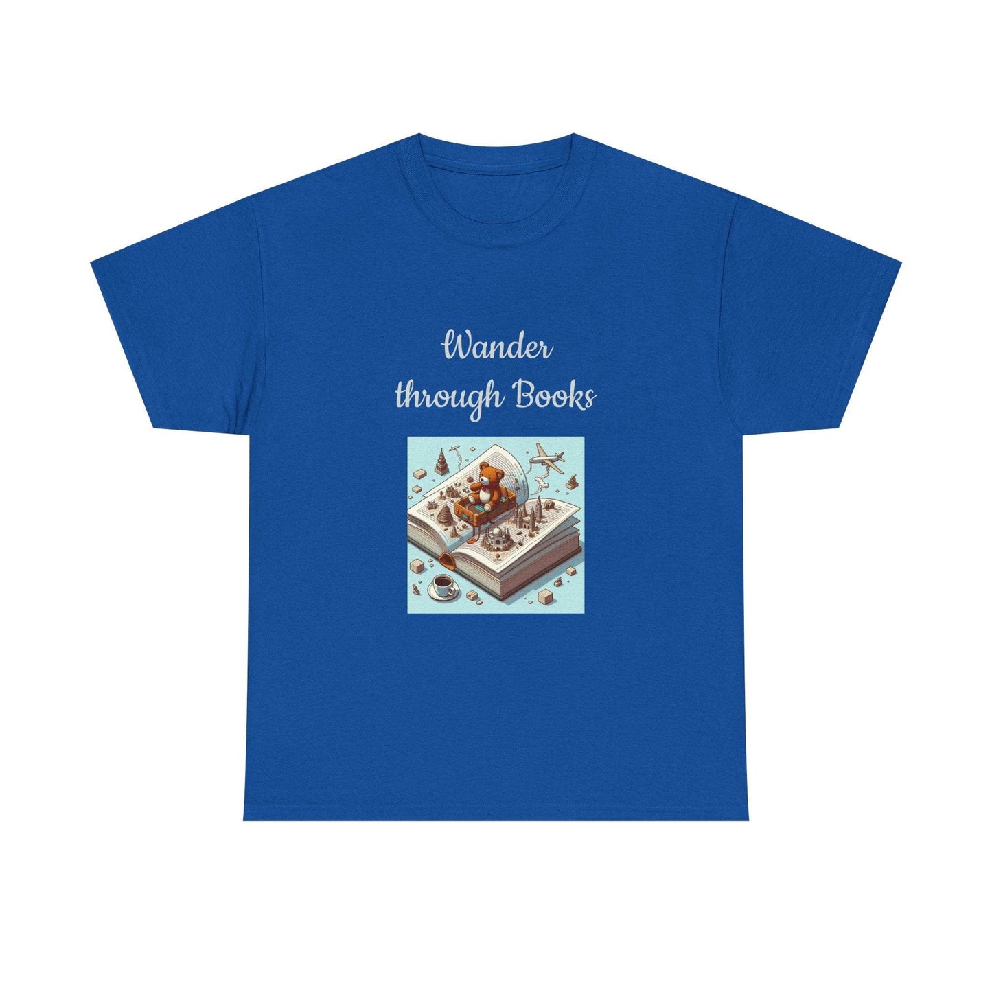 Wander -A Unisex Heavy Cotton Tee - Perfect for Book Lovers - The Dreamer's Bookshop.
