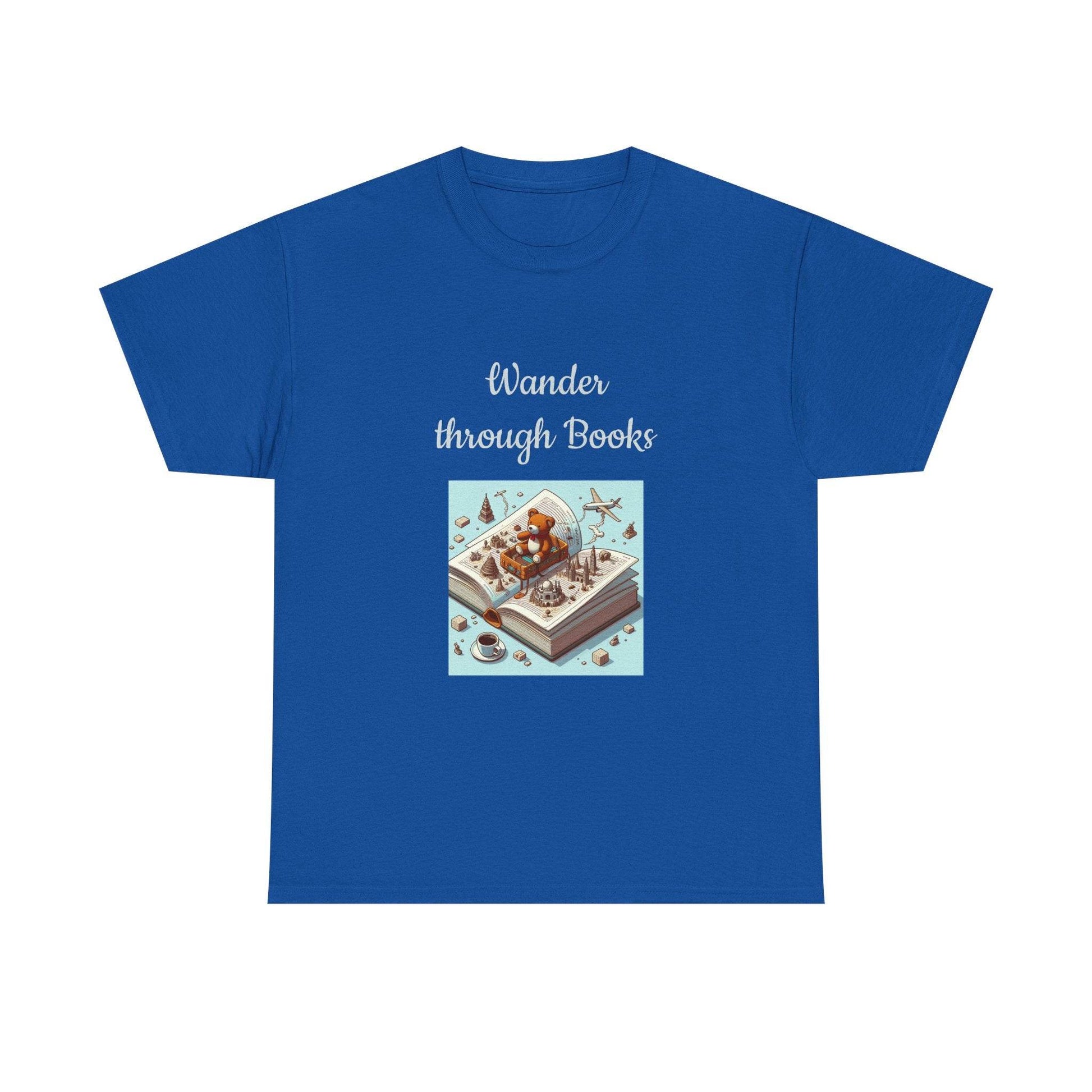 Wander -A Unisex Heavy Cotton Tee - Perfect for Book Lovers - The Dreamer's Bookshop.