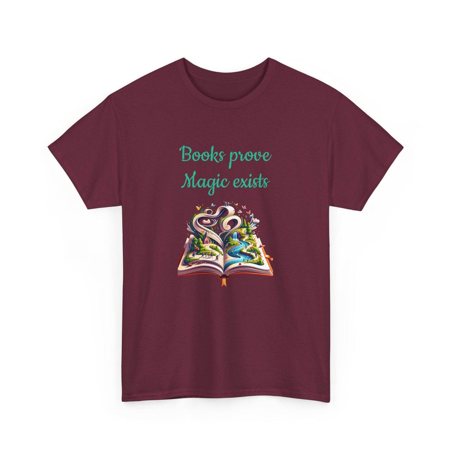 Magic Exists -A Unisex Heavy Cotton Tee - Perfect Gift for Book Lovers - The Dreamer's Bookshop.