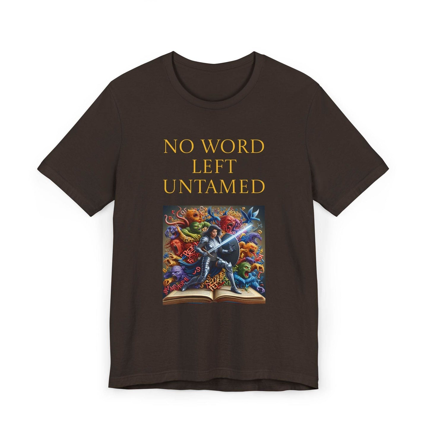 Unisex Jersey T-Shirt - No Word - The Dreamer's Bookshop.