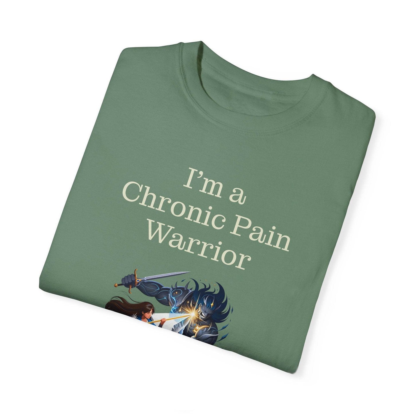 Chronic Pain Warrior Unisex T-Shirt - Empowering Tee for Healthcare Awareness - The Dreamer's Bookshop.