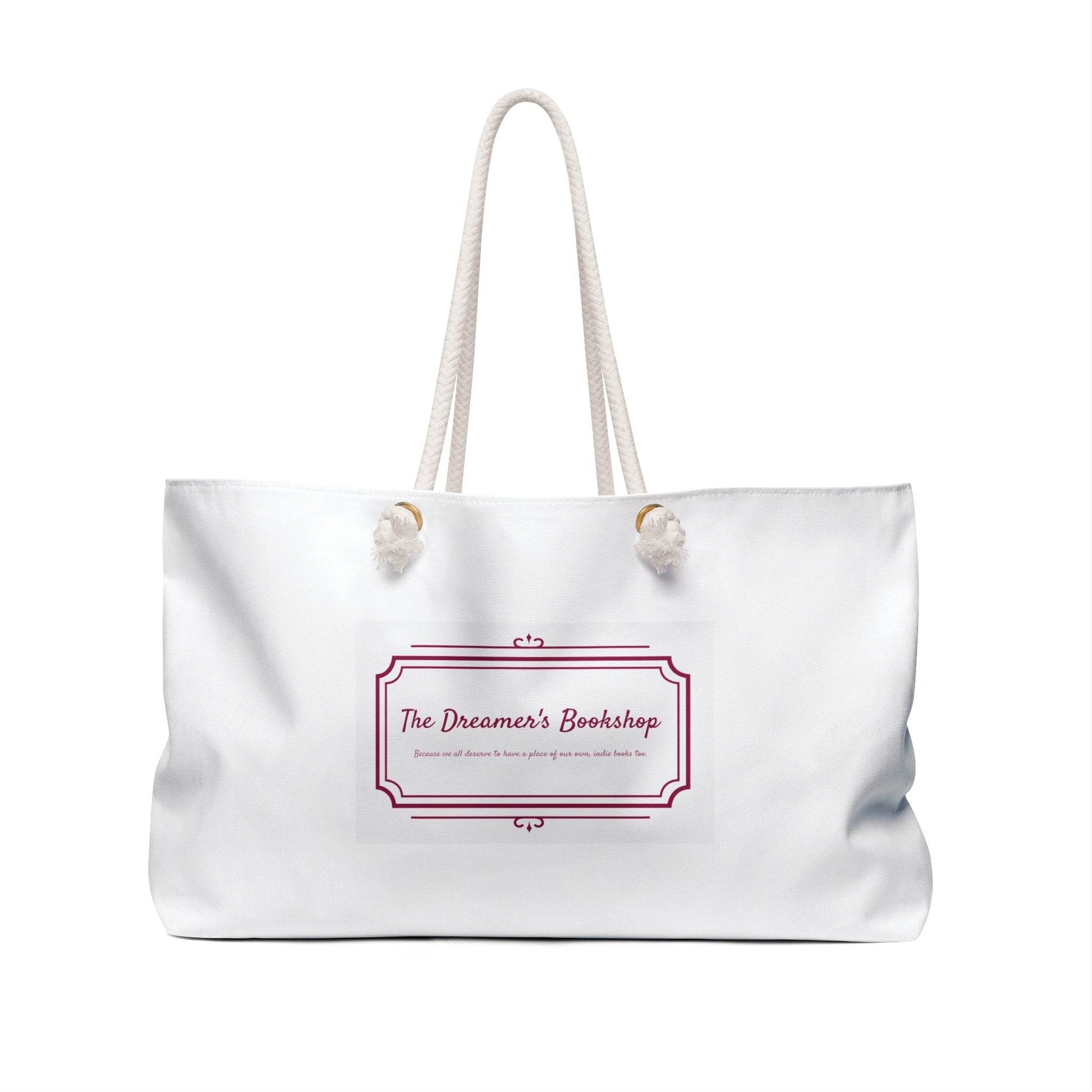 Durable Literary Weekender Bag with Vibrant Design for Book Lovers - The Dreamer's Bookshop.