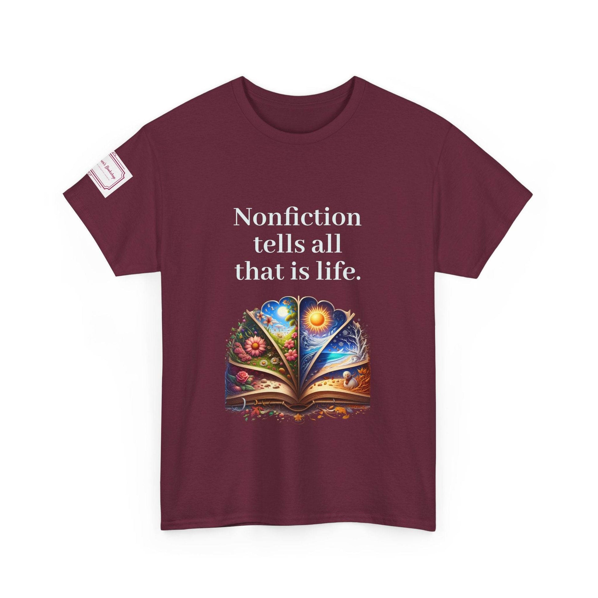 All that is Life - Graphic Unisex Heavy Cotton Tee - Nonfiction Books - The Dreamer's Bookshop.
