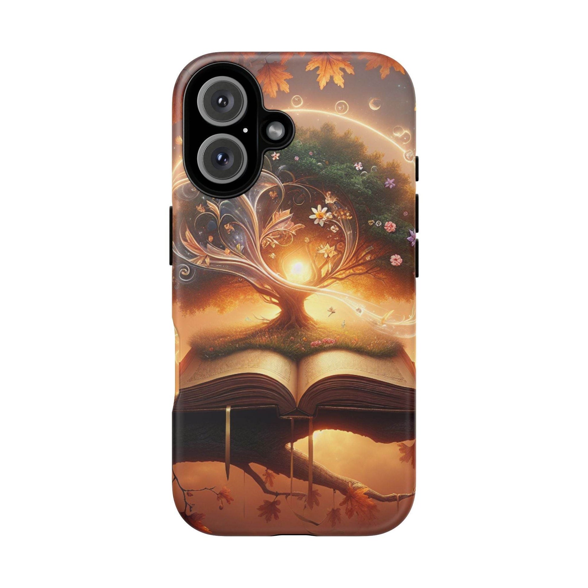 Nature-Inspired iPhone & Samsung Phone Case with Tree of Life Design - The Dreamer's Bookshop.