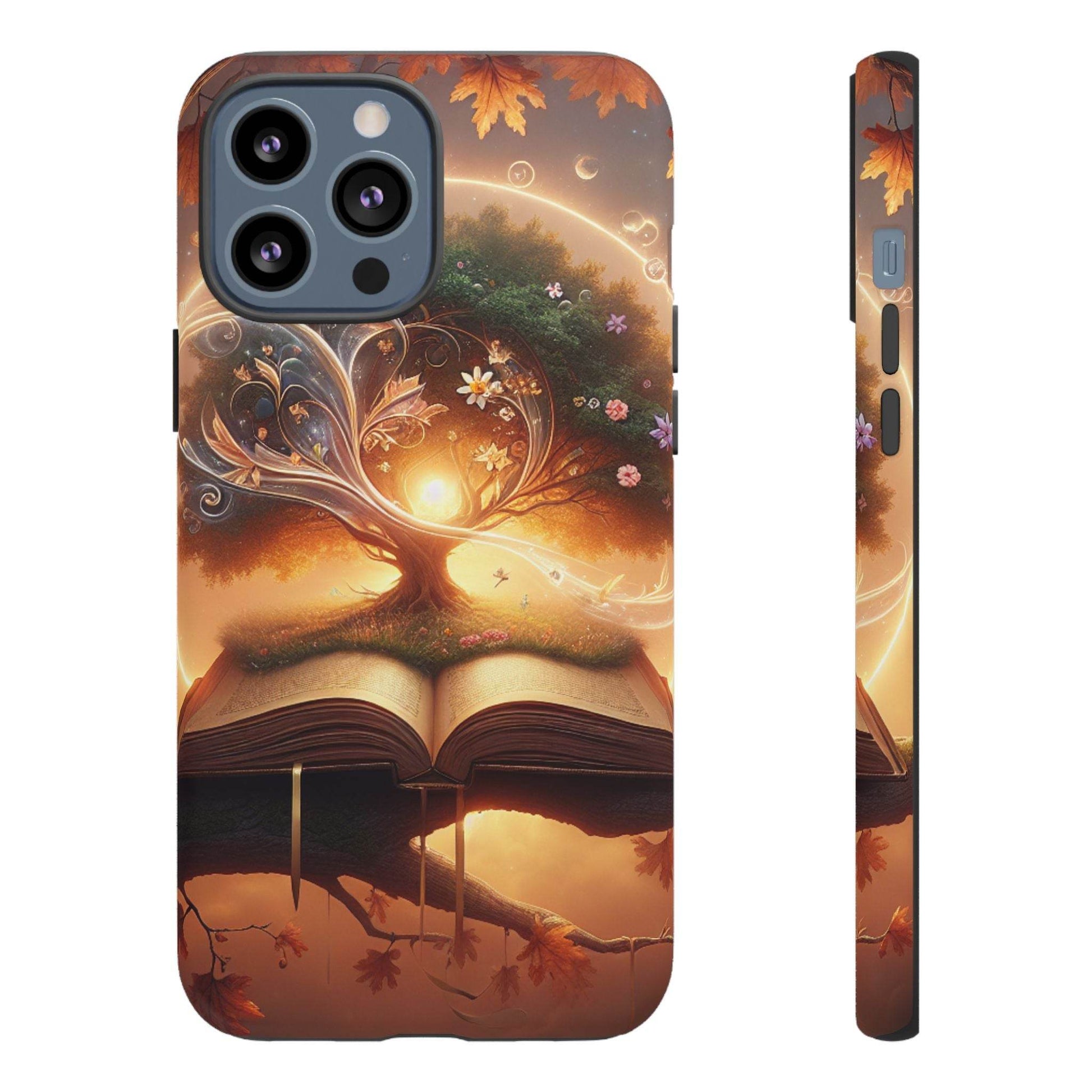 Nature-Inspired iPhone & Samsung Phone Case with Tree of Life Design - The Dreamer's Bookshop.