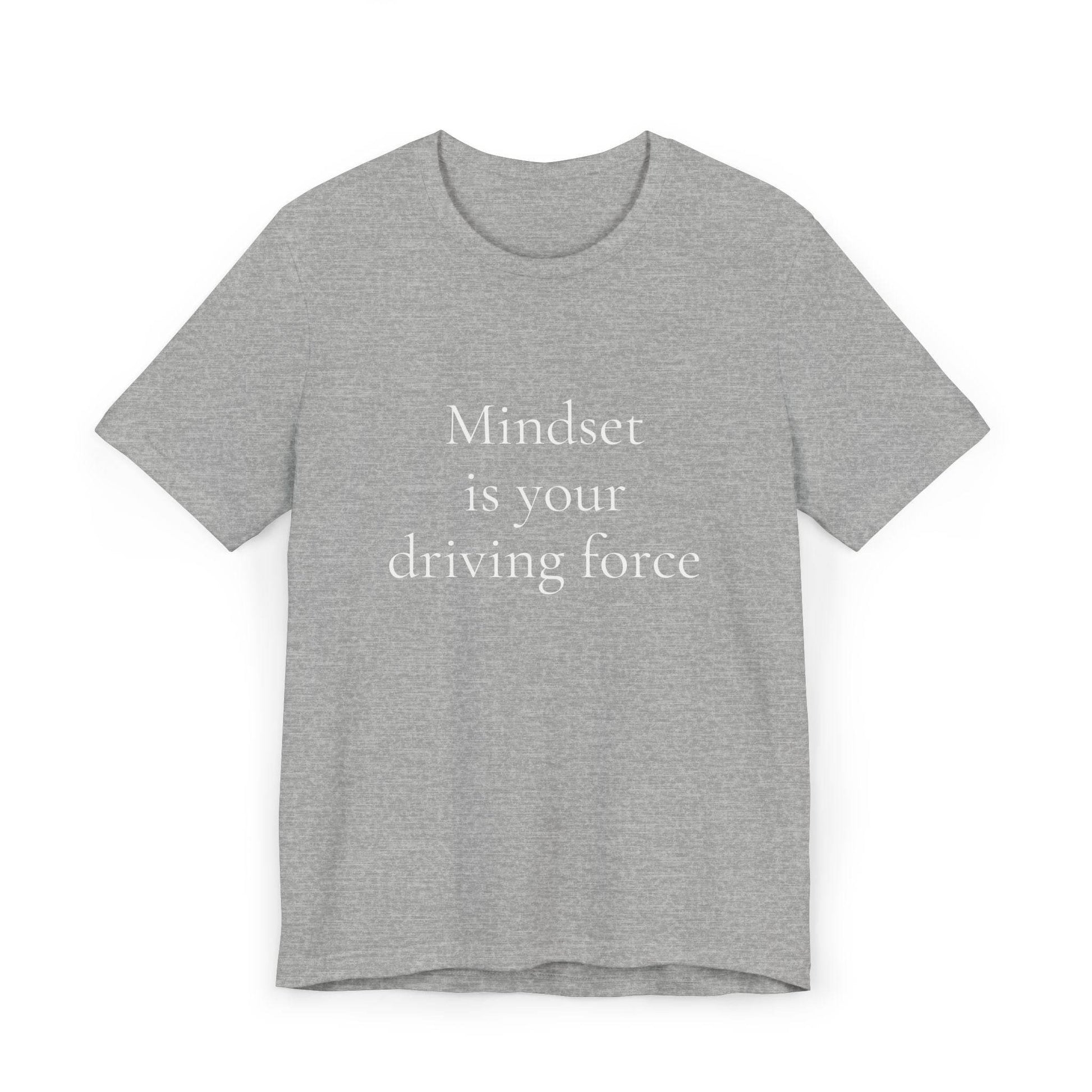 Inspirational Unisex Jersey T-Shirt - Mindset Vibe - The Dreamer's Bookshop.