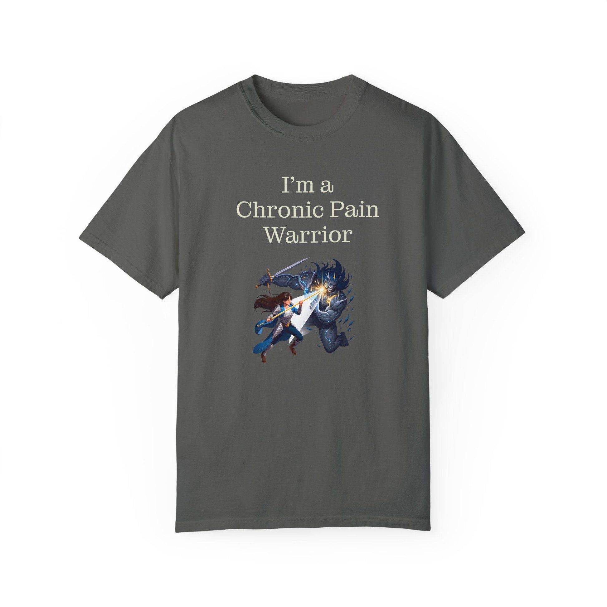 Chronic Pain Warrior Unisex T-Shirt - Empowering Tee for Healthcare Awareness - The Dreamer's Bookshop.