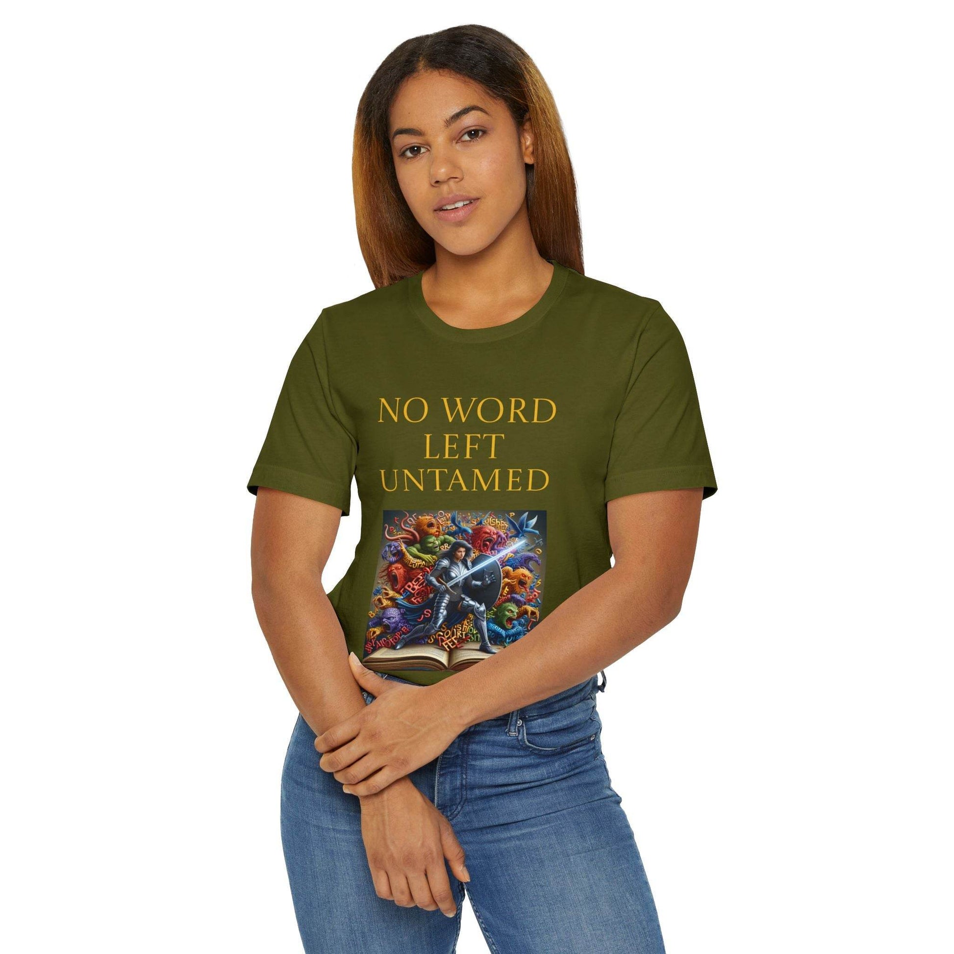 Unisex Jersey T-Shirt - No Word - The Dreamer's Bookshop.