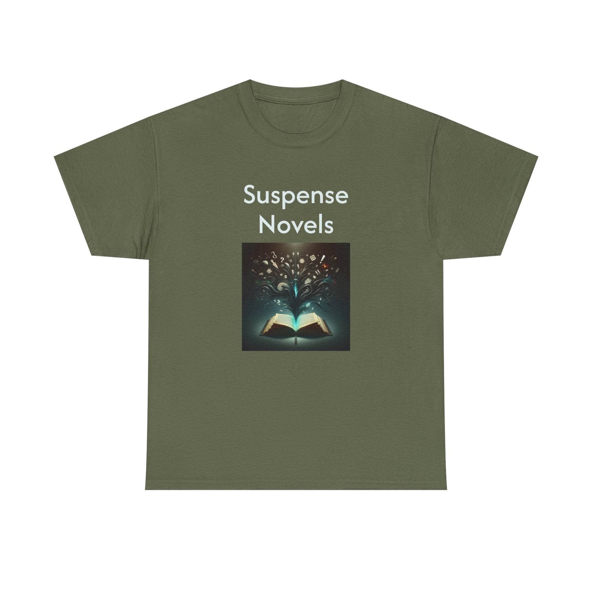Fiction - Graphic Tee - Unisex Heavy Cotton T-Shirt Suspense Novels - The Dreamer's Bookshop.