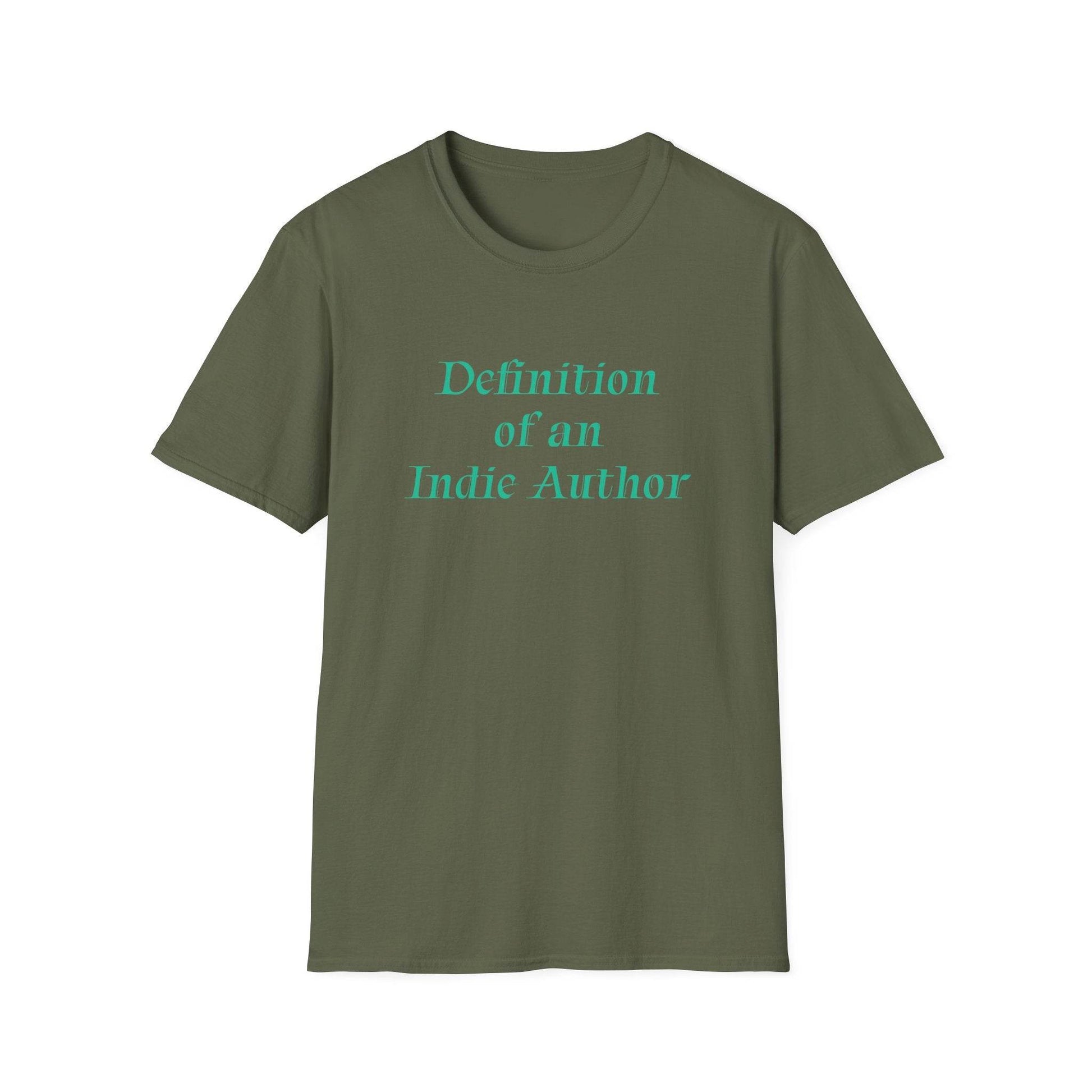 Unisex Softstyle T-Shirt - 'Indie Author' Inspirational - The Dreamer's Bookshop.