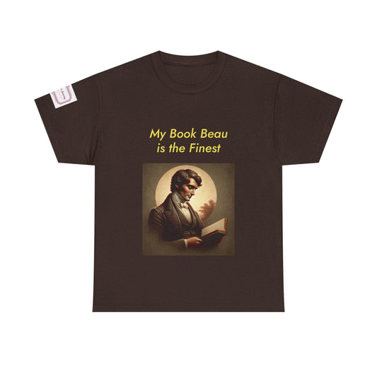 My Book Beau Unisex Heavy Cotton Tee - Perfect for Book Lovers - The Dreamer's Bookshop.