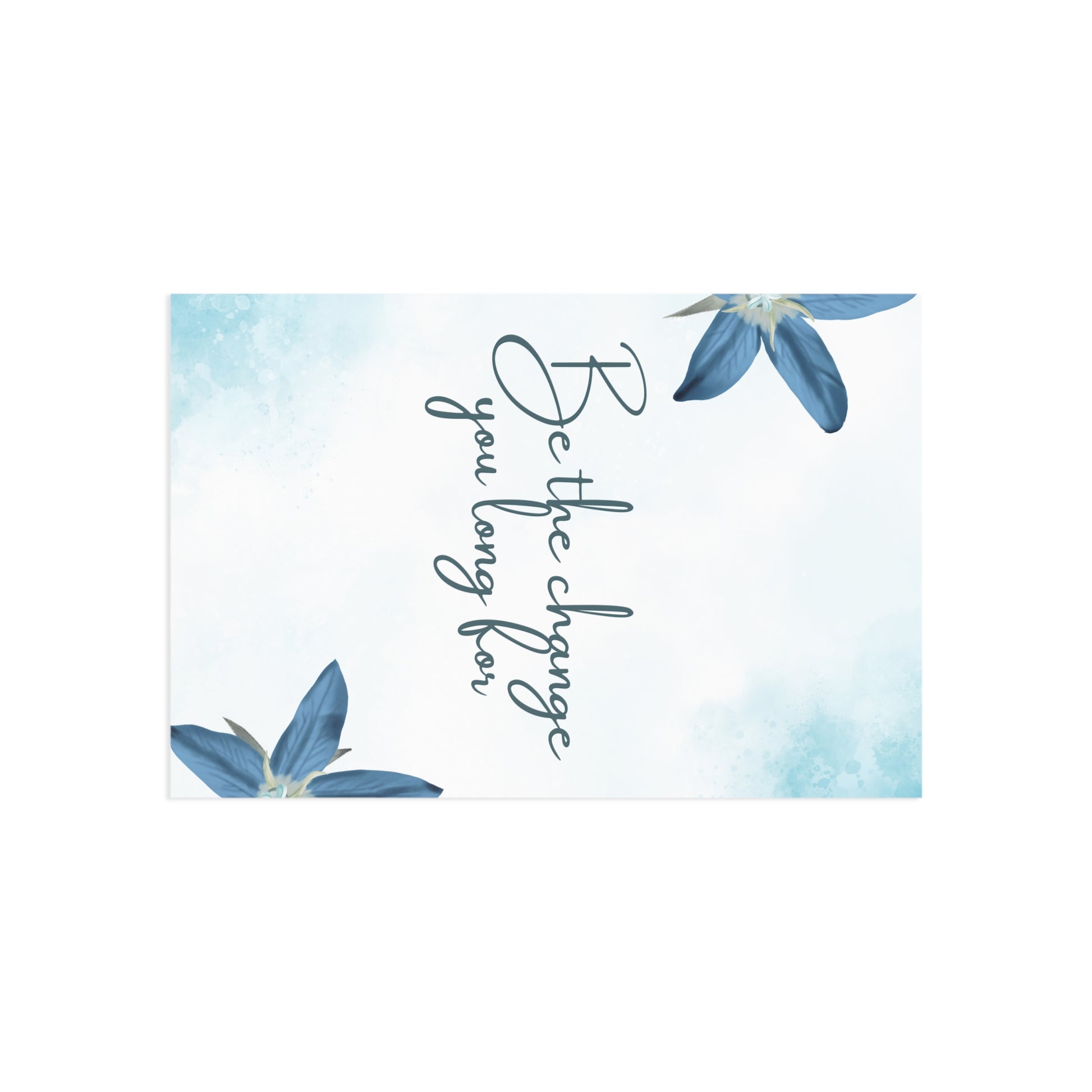 The Dreamer's Bookshop - Positive Affirmation Card "Be the change" - The Dreamer's Bookshop.