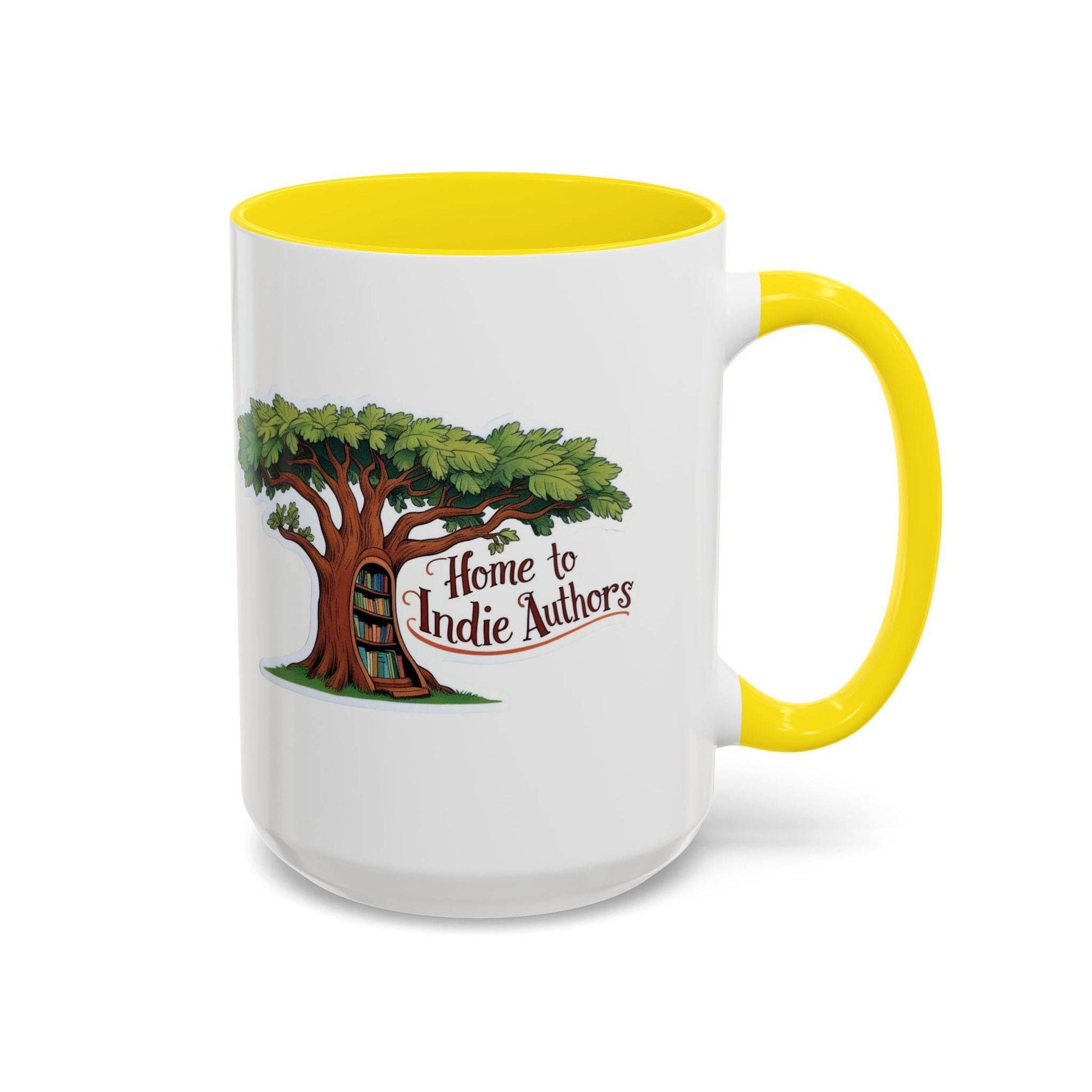 Home to Indie Authors Accent Coffee Mug - Perfect Gift for Writers & Book Lovers - The Dreamer's Bookshop.