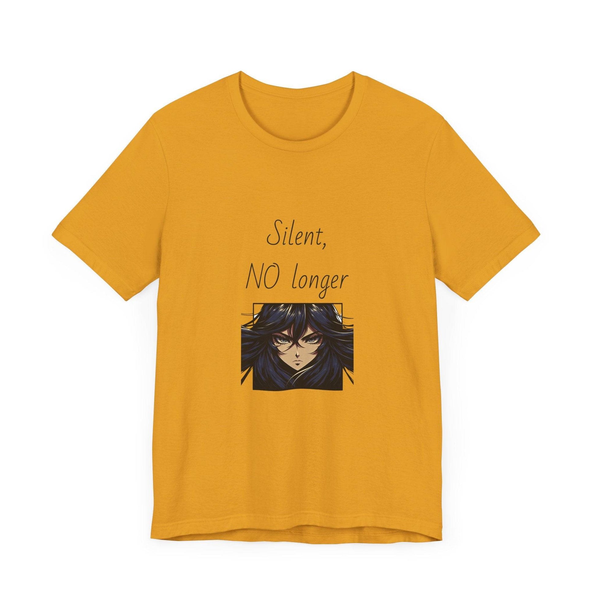Fierce Survivor Unisex Short Sleeve Tee - Silent, NO longer - The Dreamer's Bookshop.