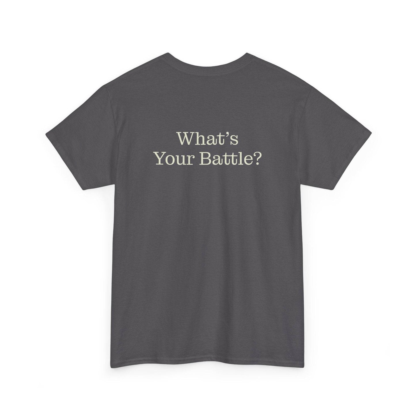 Chronic Pain Warrior Unisex Heavy Cotton Tee - Inspirational Battle T-Shirt - The Dreamer's Bookshop.