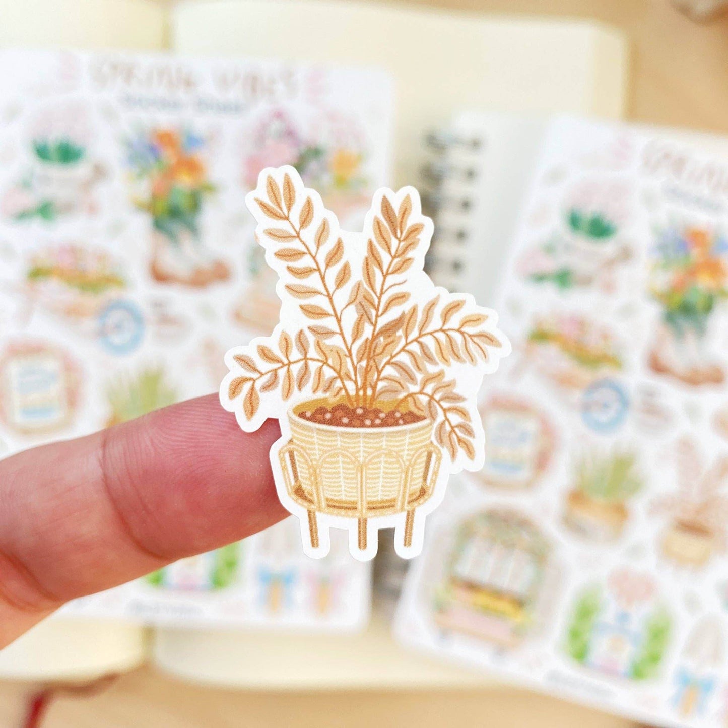LETTOOn - Stickervel - Lentevibes - The Dreamer's Bookshop.