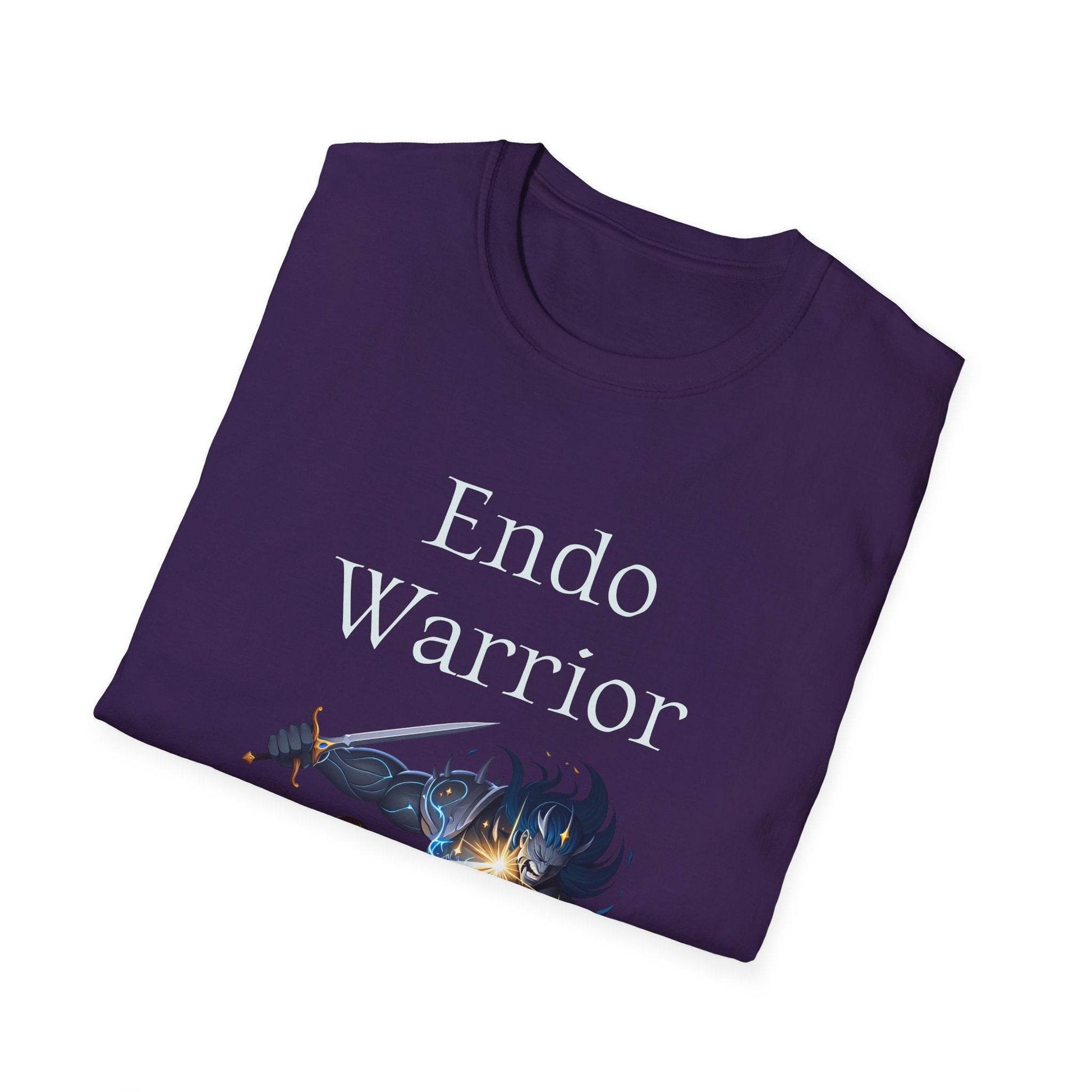 Endometriosis Warrior Unisex Softstyle T-Shirt - Empowering Battle for Women's Health - The Dreamer's Bookshop.