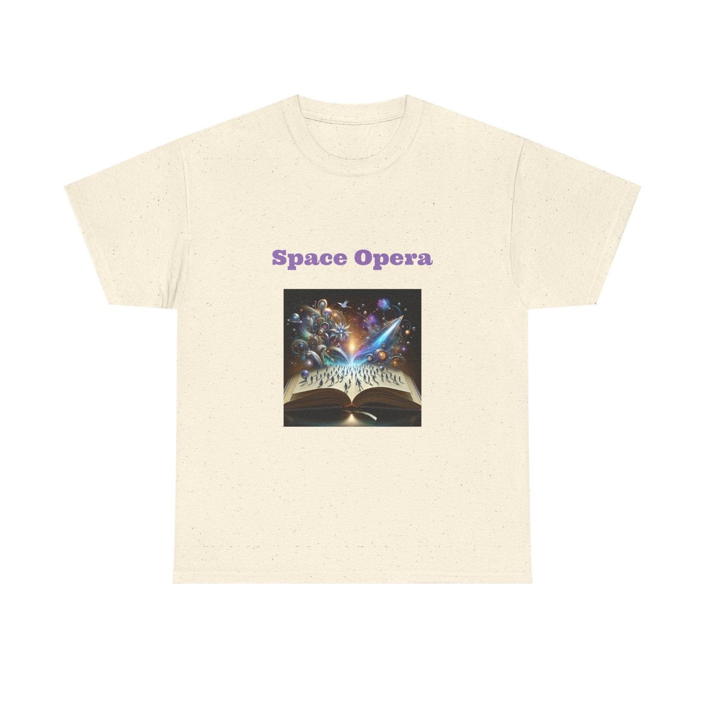 Space Opera - Graphic Tee - Unisex Heavy Cotton T-Shirt Sci-Fi Books - The Dreamer's Bookshop.