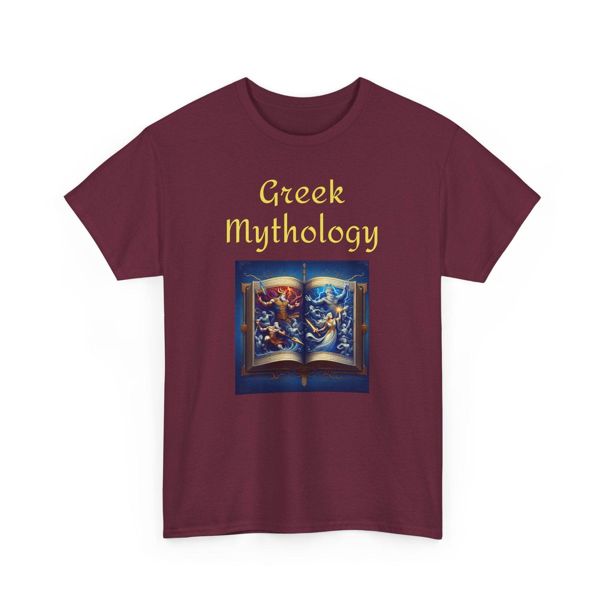 History - Graphic Tee - Unisex Heavy Cotton T-Shirt - Greek Mythology - The Dreamer's Bookshop.