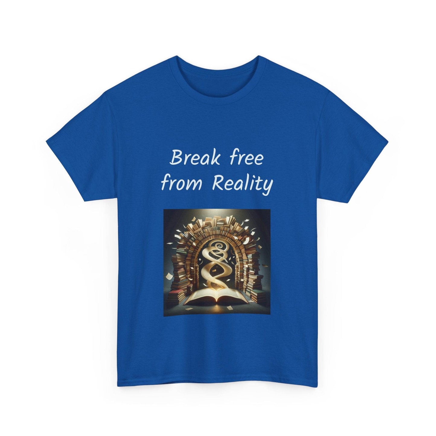 Break Free - Unisex Heavy Cotton Tee - Book Lovers - The Dreamer's Bookshop.