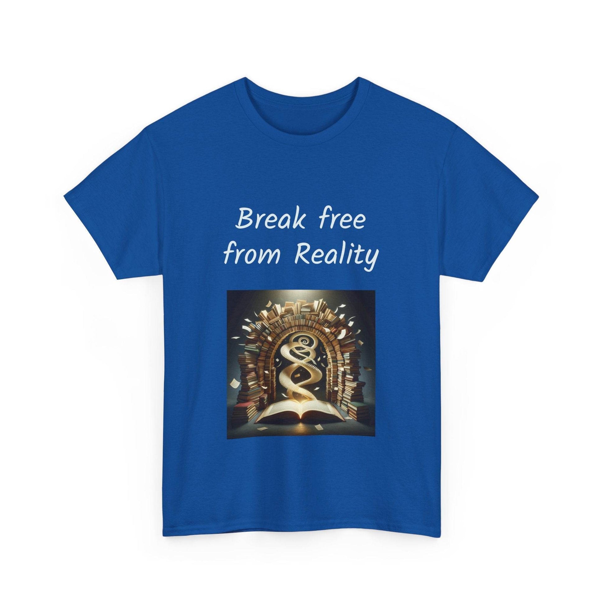 Break Free - Unisex Heavy Cotton Tee - Book Lovers - The Dreamer's Bookshop.