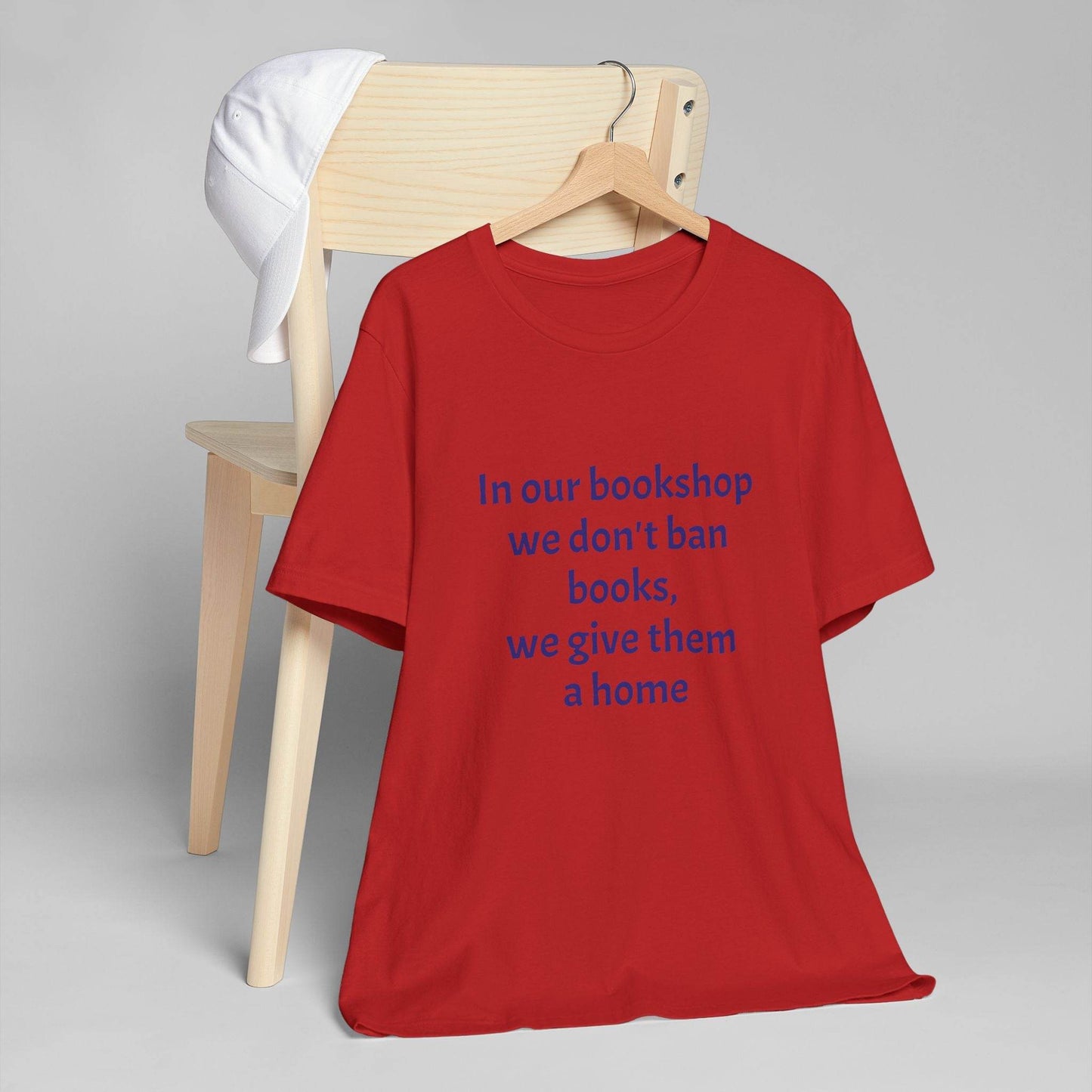 Inspirational Unisex Jersey T-Shirt - In our bookshop Vibe - The Dreamer's Bookshop.