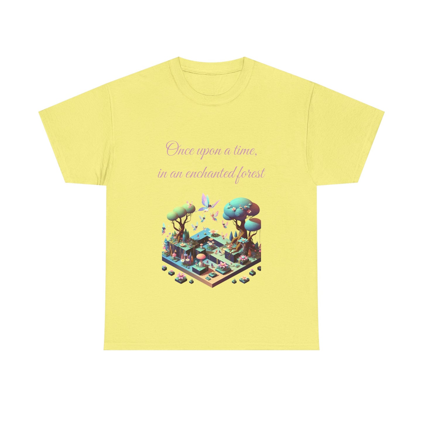 Book Lover's Unisex Heavy Cotton Tee - "Enchanted Forest" - The Dreamer's Bookshop.