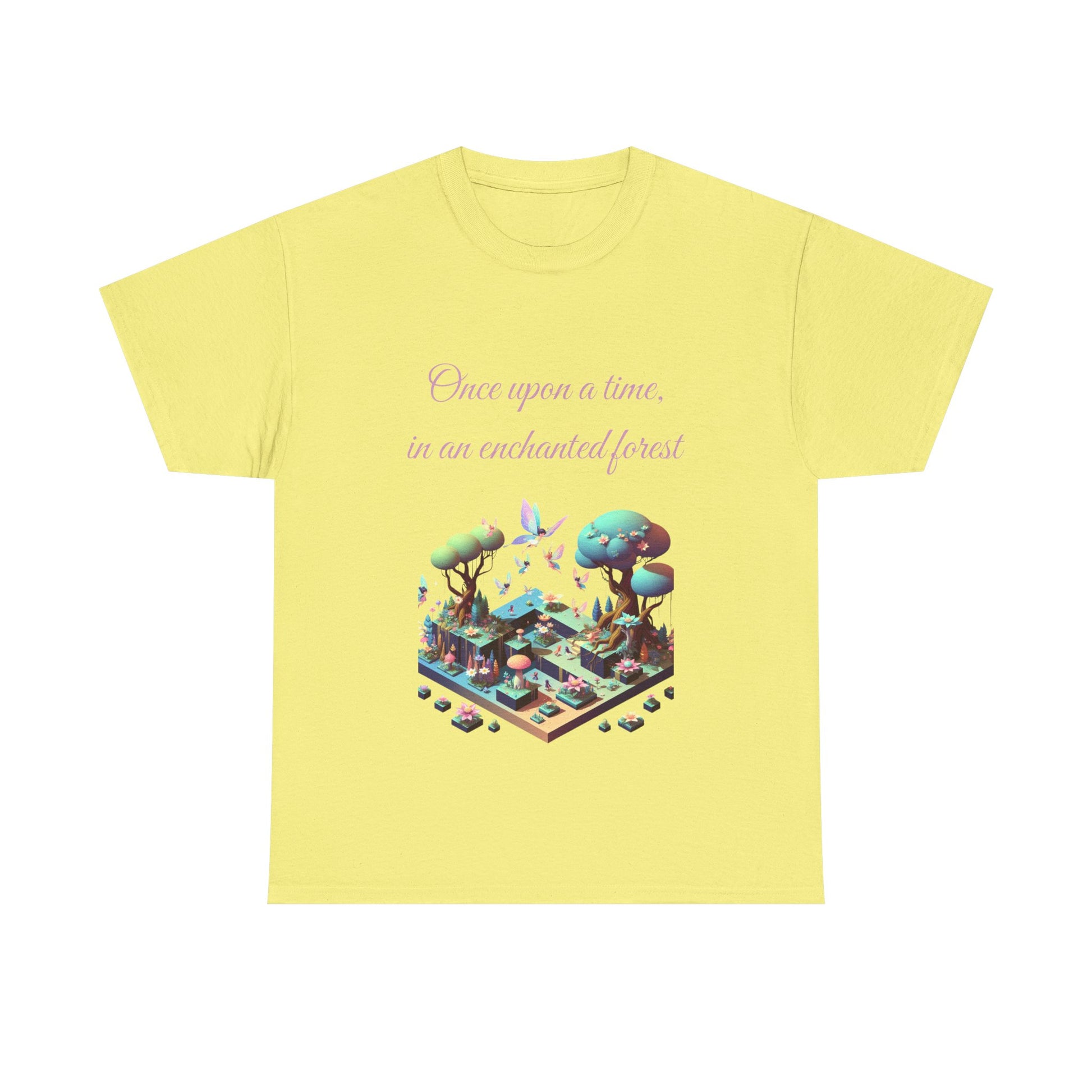 Book Lover's Unisex Heavy Cotton Tee - "Enchanted Forest" - The Dreamer's Bookshop.