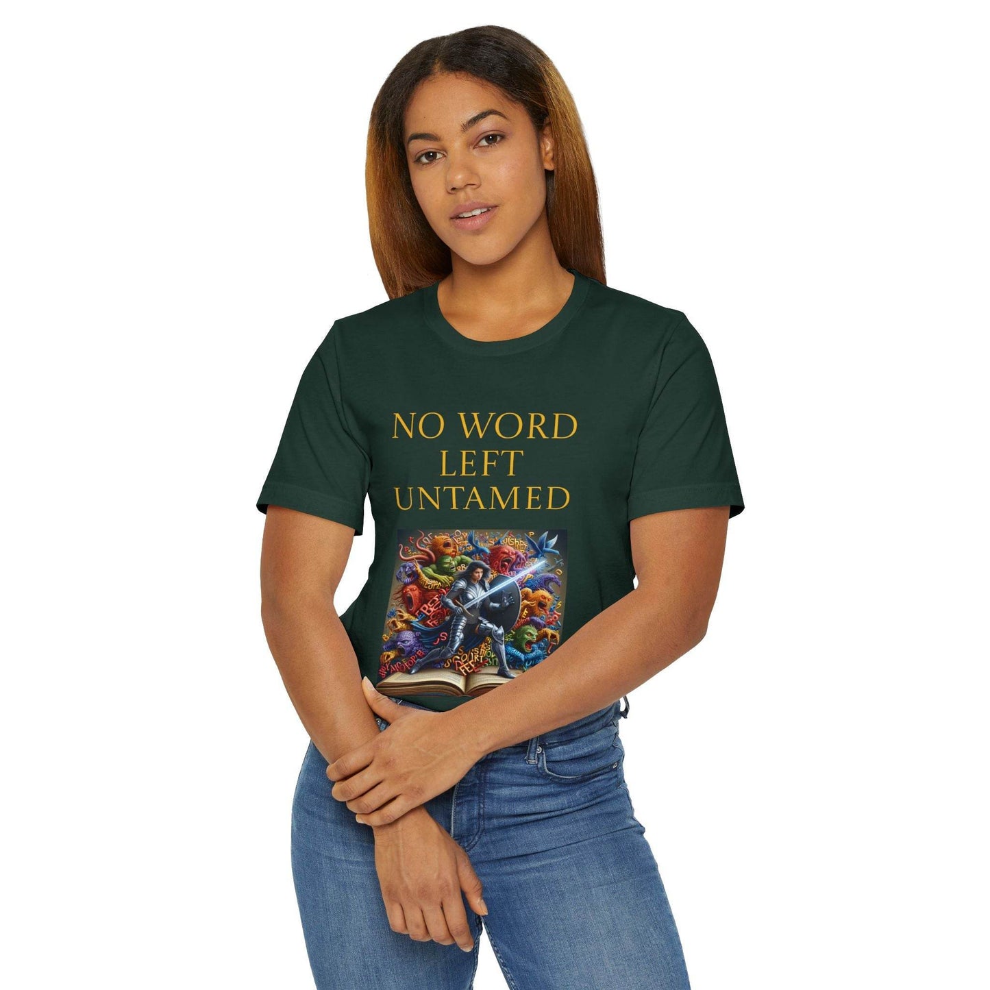 Unisex Jersey T-Shirt - No Word - The Dreamer's Bookshop.