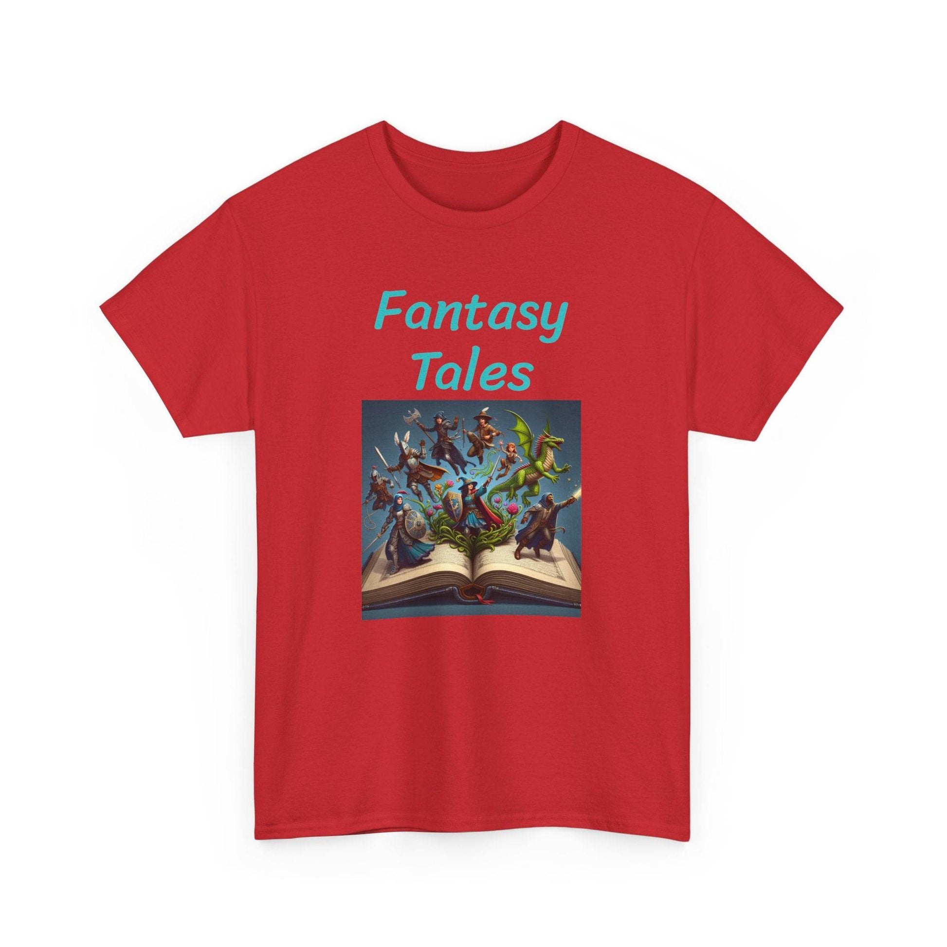 Magic - Graphic Tee - Unisex Heavy Cotton T-Shirt - Fantasy Tales - The Dreamer's Bookshop.