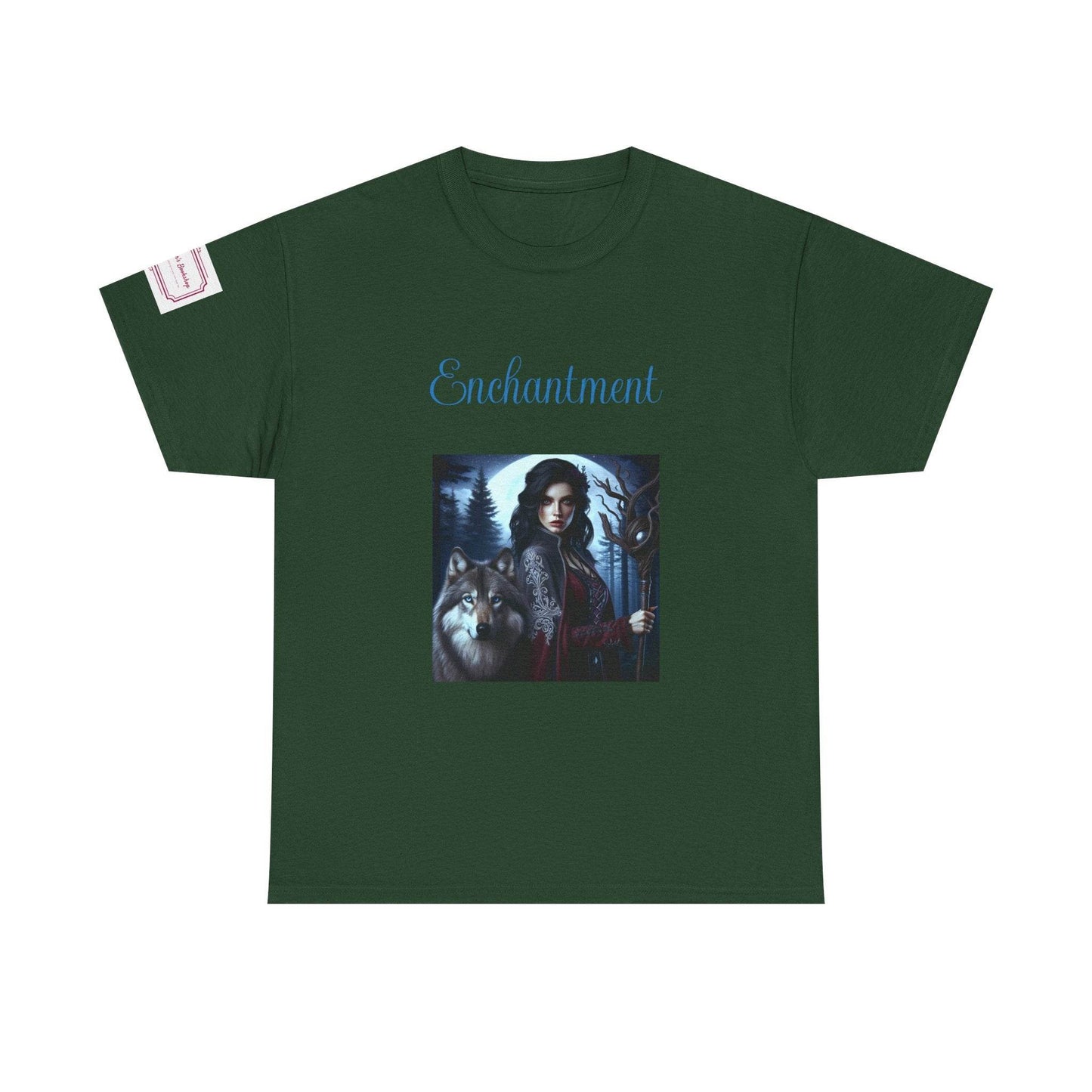 Enchanting Forest Unisex Heavy Cotton Tee - Perfect for Mystical Occasions - The Dreamer's Bookshop.