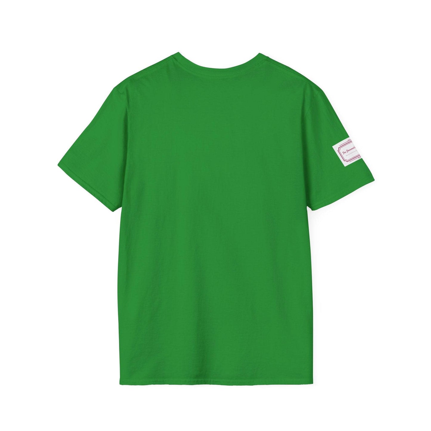 Inspirational Unisex Softstyle T-Shirt - 'Book Dragon' Motivational Design - The Dreamer's Bookshop.