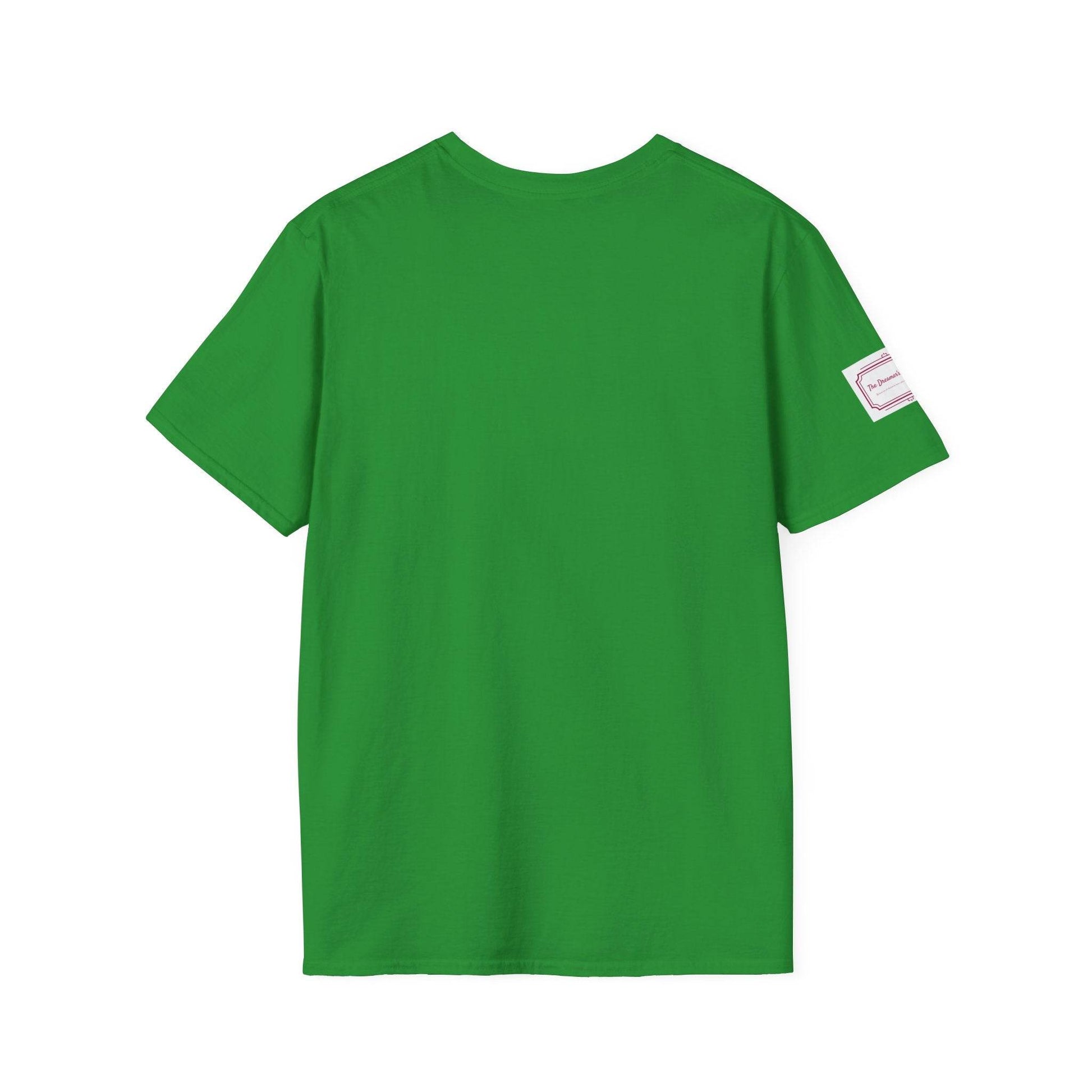 Inspirational Unisex Softstyle T-Shirt - 'Book Dragon' Motivational Design - The Dreamer's Bookshop.