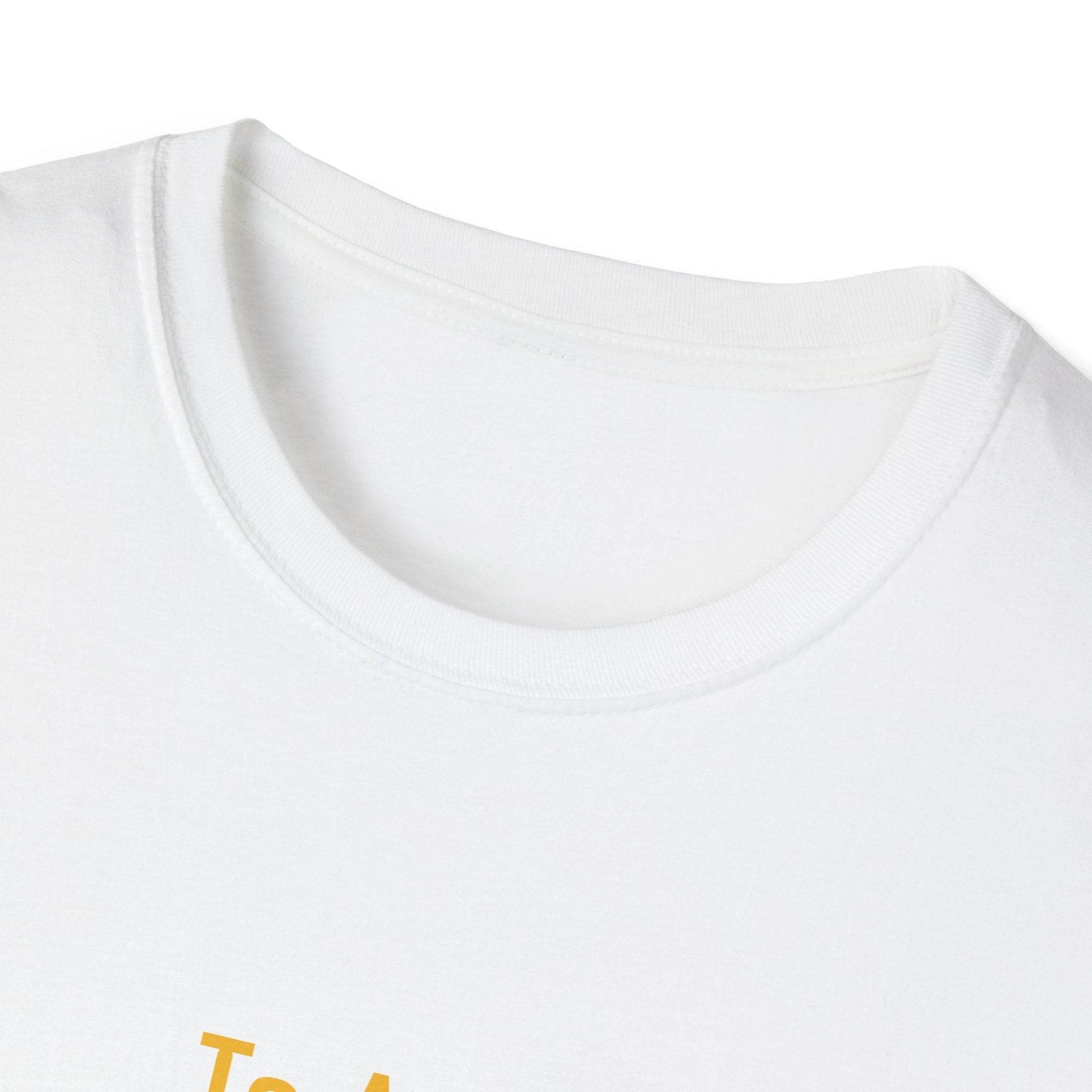Inspirational Unisex Softstyle T-Shirt - 'To Ask' Philosophical Design - The Dreamer's Bookshop.