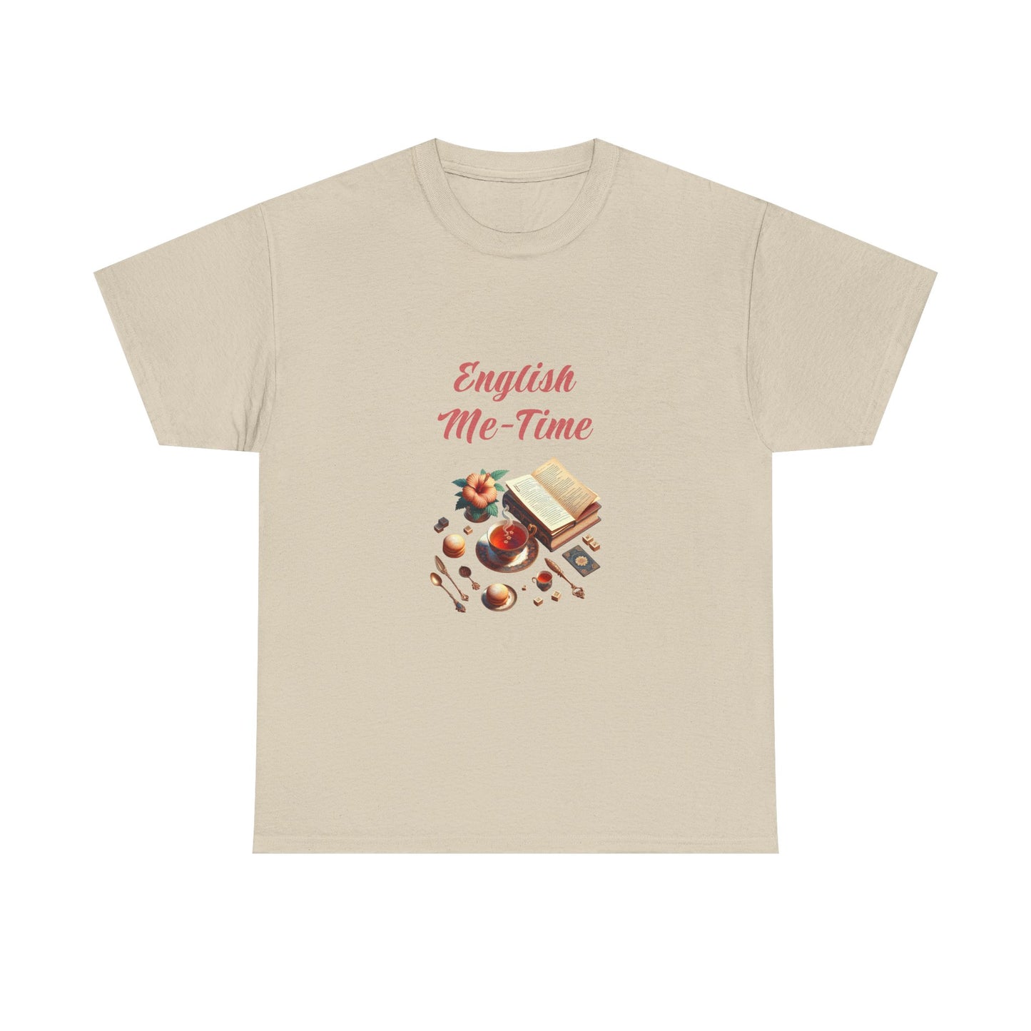 Book Lover's Unisex Heavy Cotton Tee - "Me-Time" - The Dreamer's Bookshop.